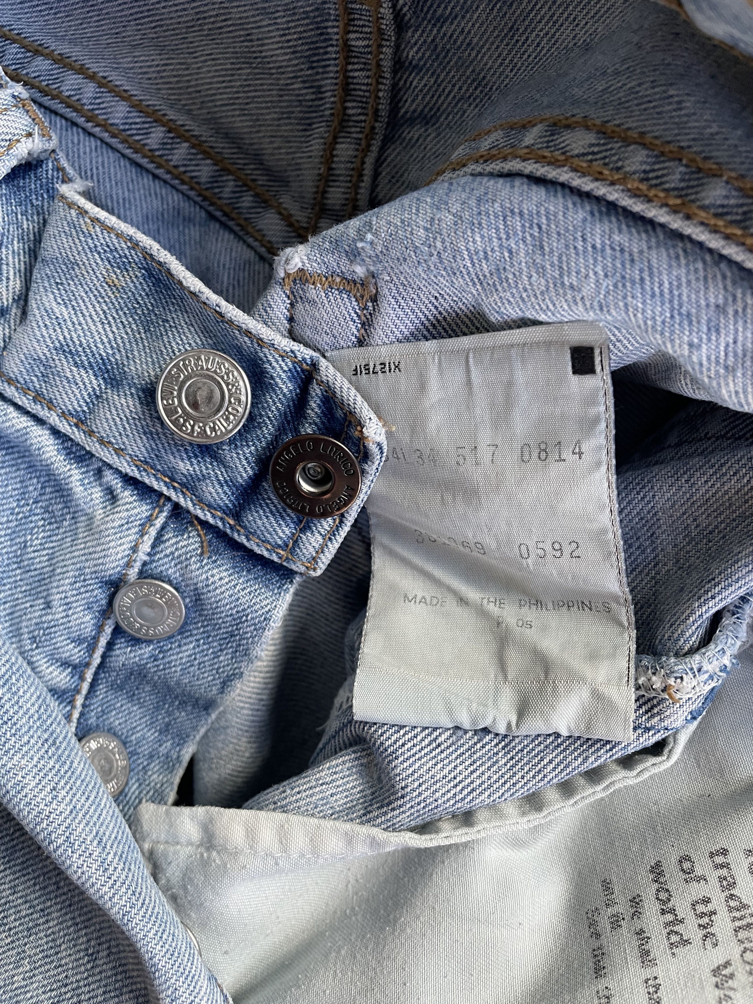 Jean Levis 517 Vintage 90s Denim Jeans 6872AC Size US 34 / EU 50 - 4 Thumbnail