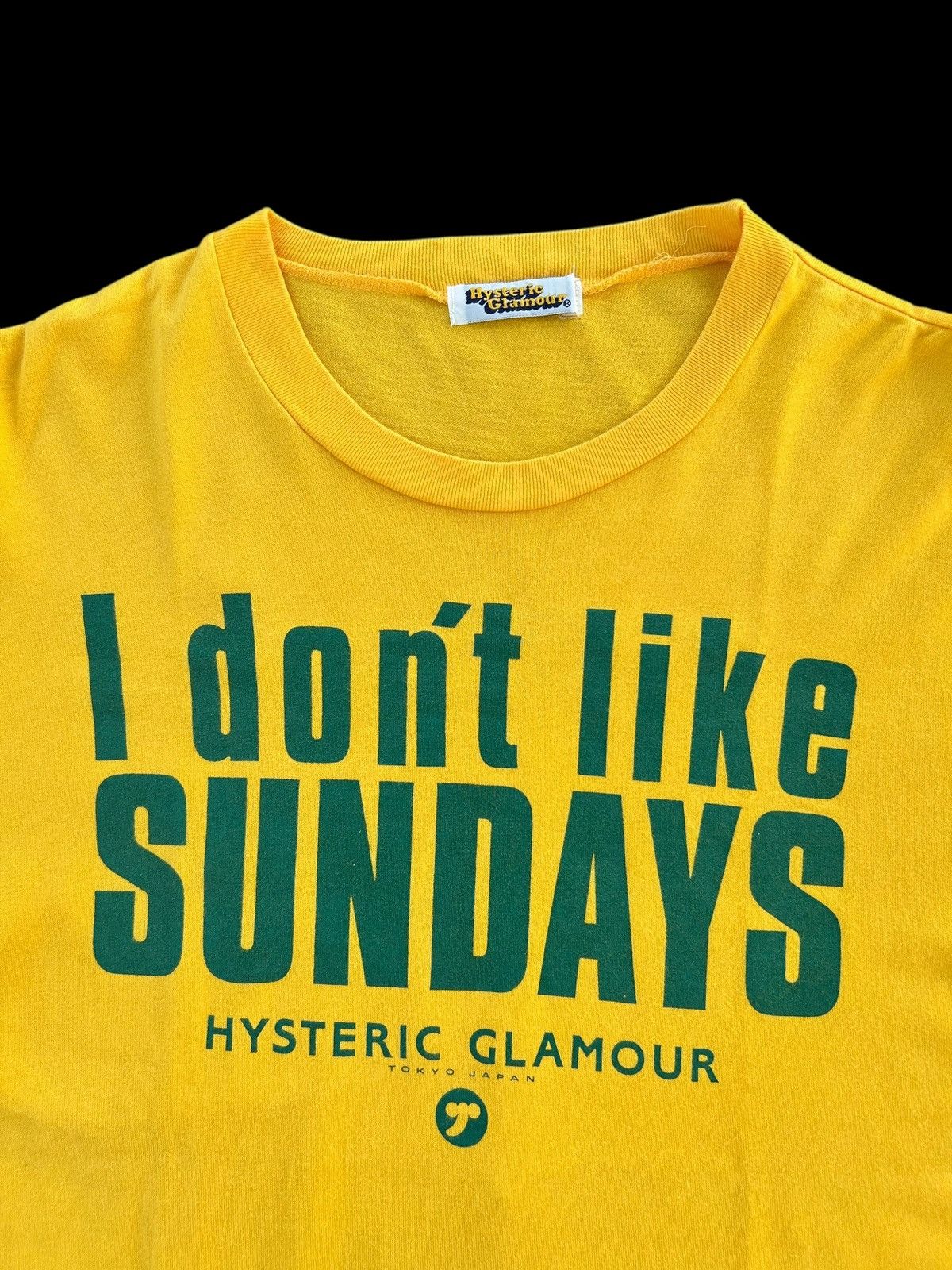 Hysteric Glamour Vintage Hysteric Glamour I dont Like Sunday Shirt Size US S / EU 44-46 / 1 - 2 Thumbnail