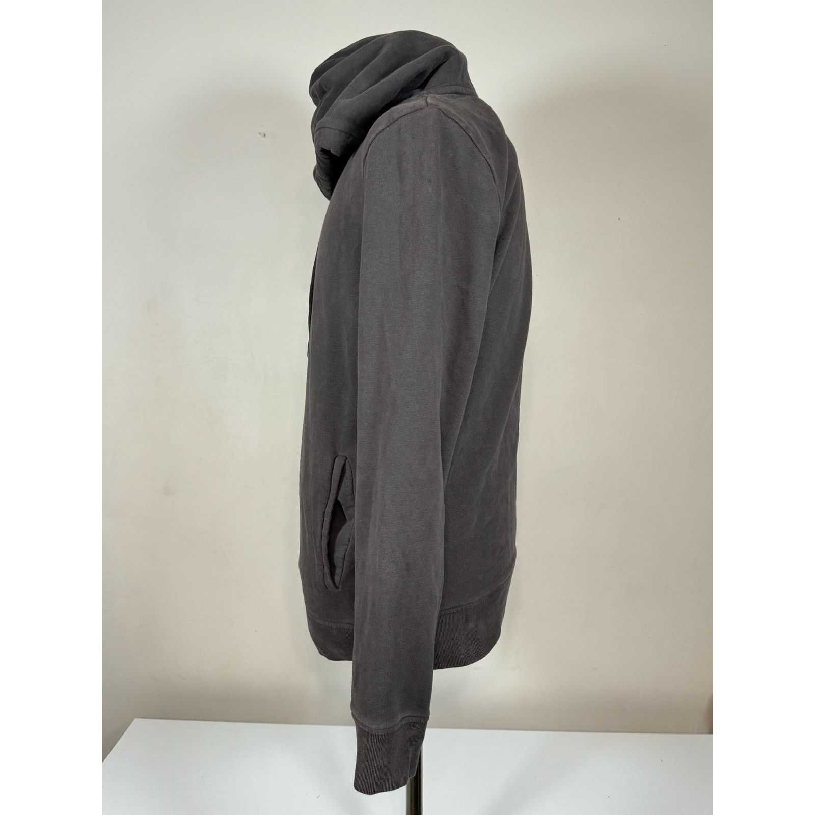 Allsaints All Saints Brown Washed Pullover Sweatshirt Hoodie Men’s M Size US M / EU 48-50 / 2 - 2 Thumbnail