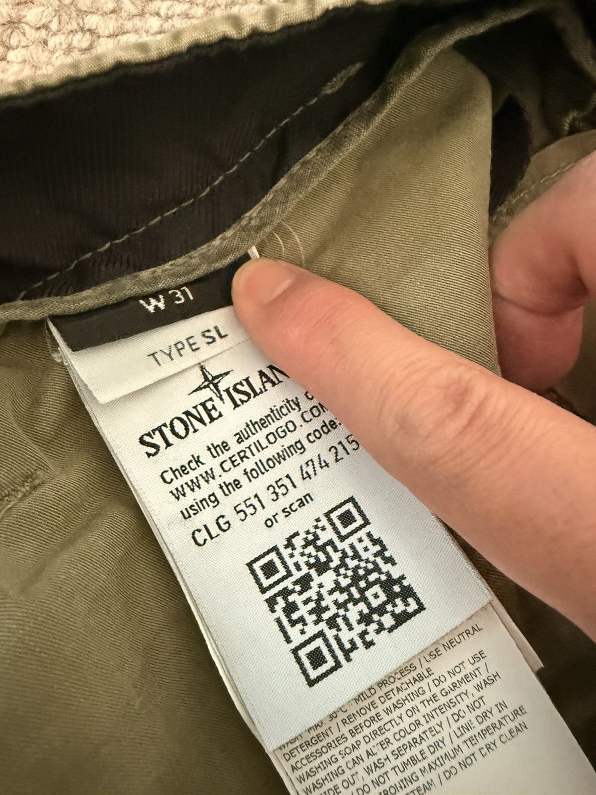 Stone Island Cargo Pants (Type SL) Size US 31 - 5 Thumbnail