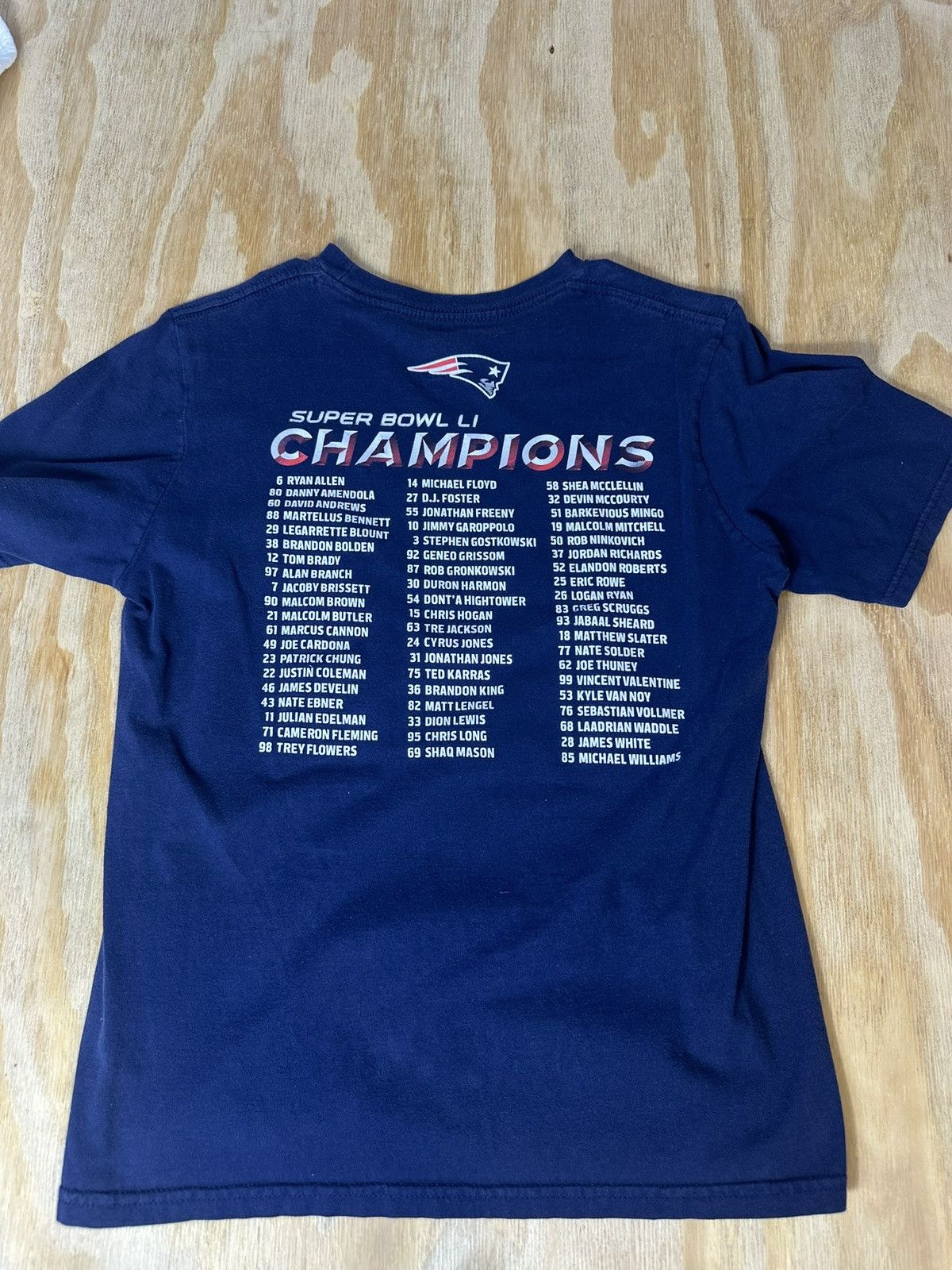 NFL New England Pats Super Bowl LI Champions Shirt Tom Brady NFL Size US S / EU 44-46 / 1 - 4 Thumbnail