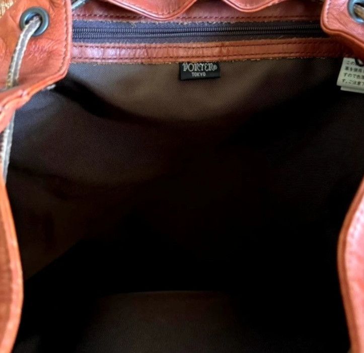 Head Porter Porter cortina leather backpack Size ONE SIZE - 5 Thumbnail