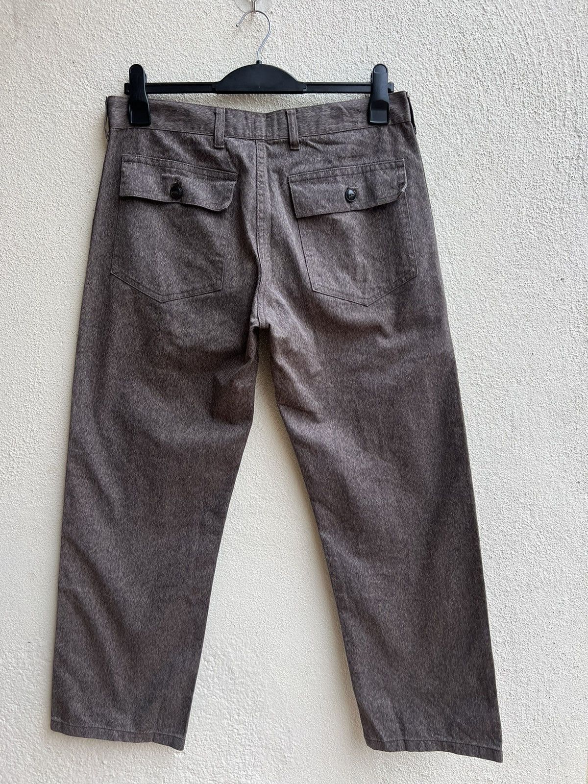 Denime Vintage California Brand Salt & Pepper Fatigue Pant Trouser Size US 32 / EU 48 - 16 Thumbnail