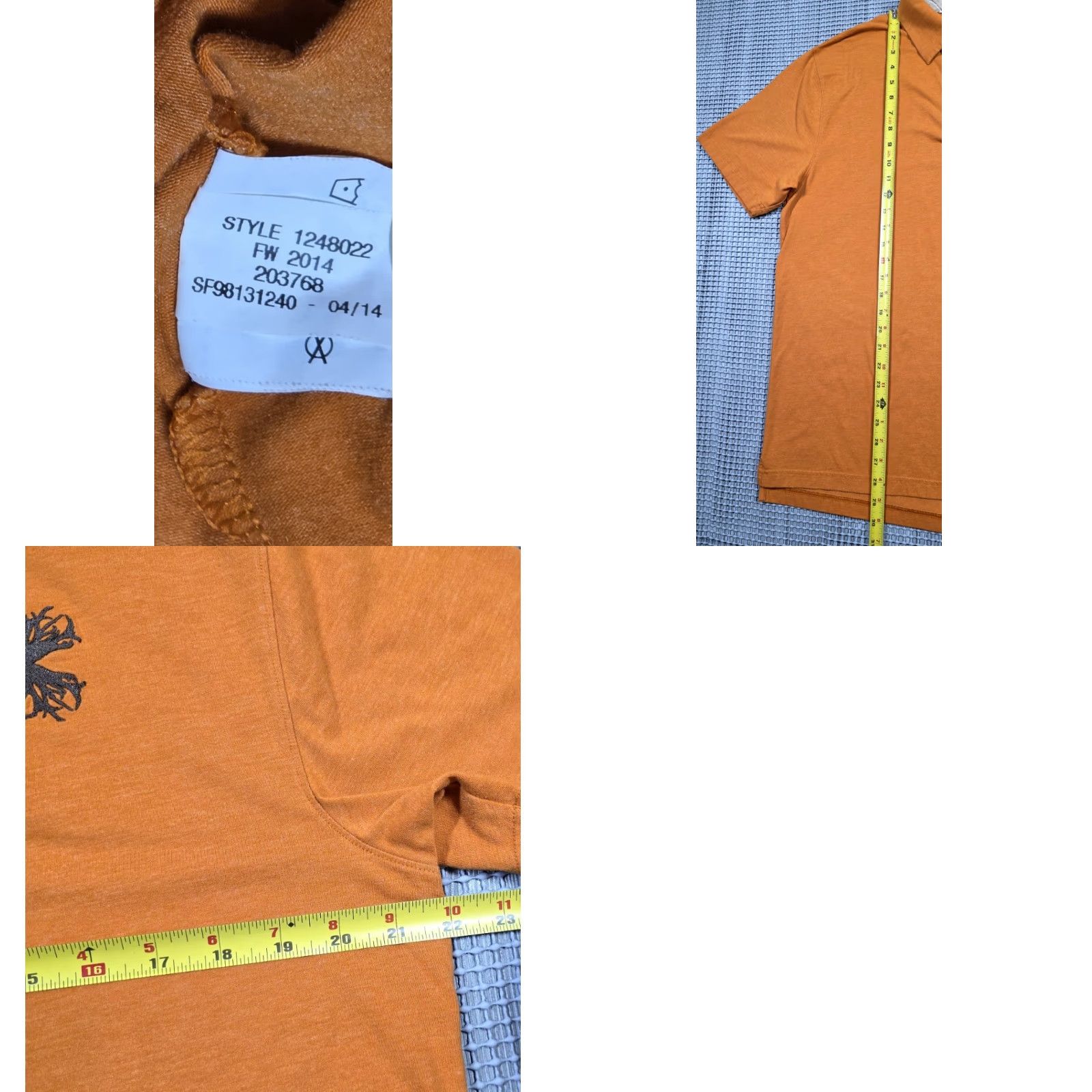 Under Armour VINTAGE Under Armour Polo Shirt Mens L Orange Hunting Embroidered Big Rack Logo Camo Size US L / EU 52-54 / 3 - 8 Thumbnail