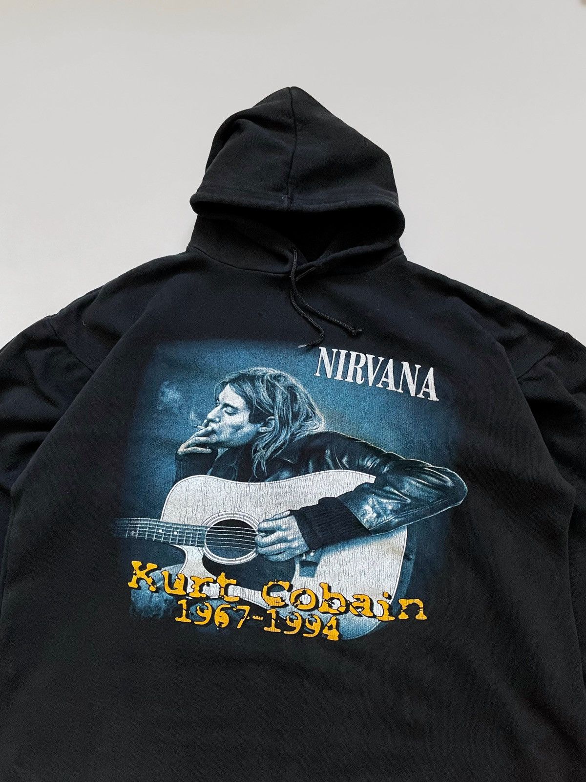 Nirvana × Vintage Vintage Kurt Cobain Nirvana hoodie 90s Size US XS / EU 42 / 0 - 4 Thumbnail
