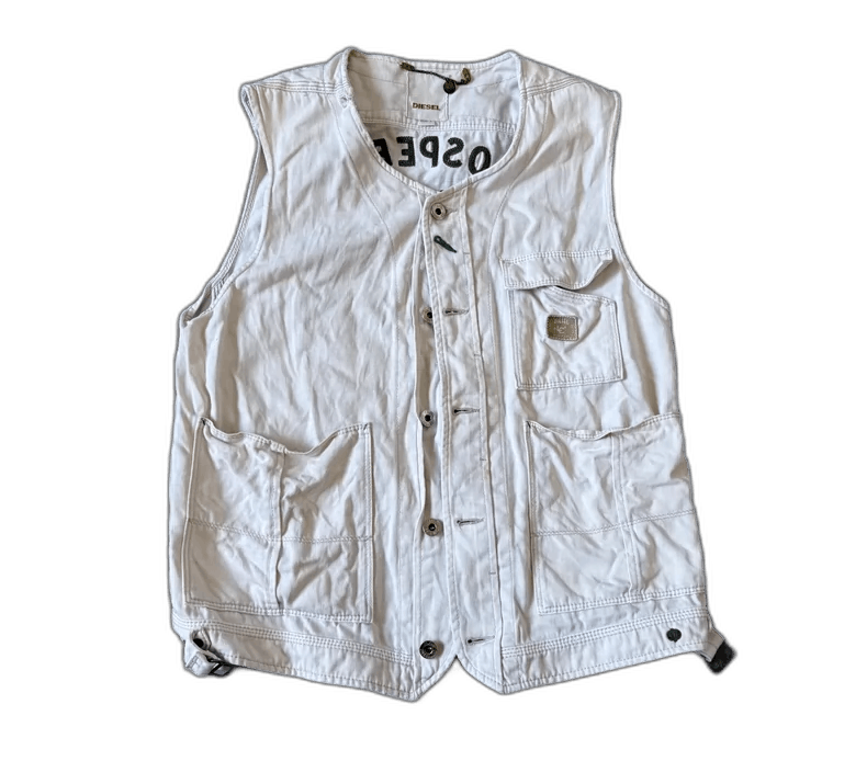 Yohji Yamamoto Diesel Vintage Pocket Vest for Styling Size S / US 4 / IT 40 - 1 Thumbnail