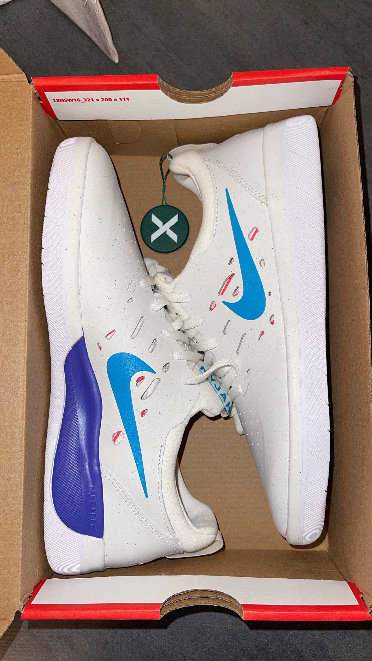 Nike SB NIKE SB NYJAH FREE Blue Fury Size US 9.5 / EU 42-43 - 1 Thumbnail
