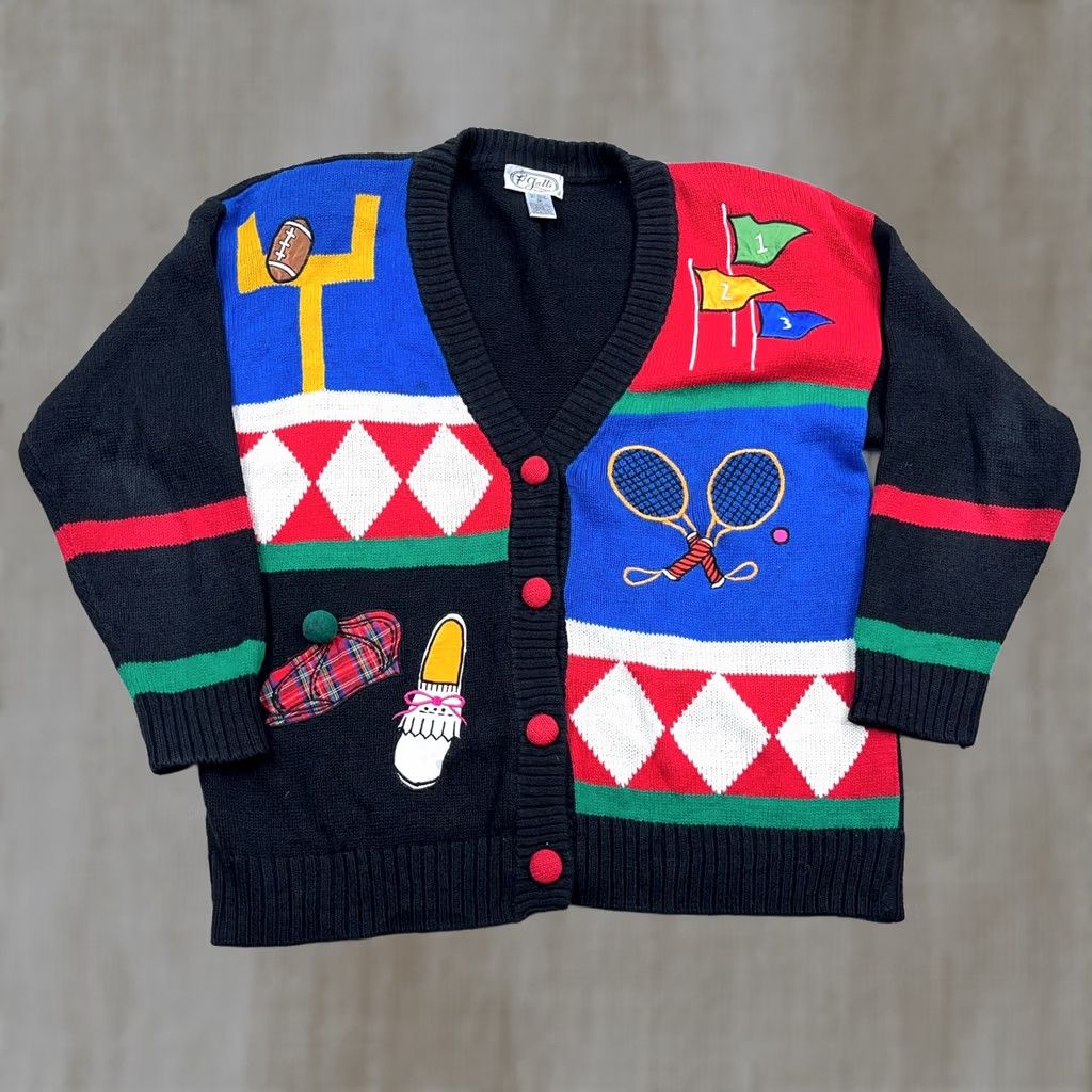 Vintage VINTAGE P Galli Sweater Womens M Cardigan Vest Women Sports Cheerleader Golf Size M / US 6-8 / IT 42-44 - 1 Thumbnail