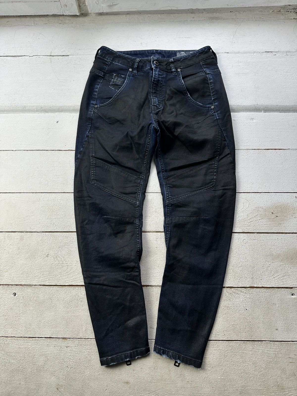 Diesel 🚨 DIESEL AVANT GARDE GOTHIC WOMEN JEANS LOGO IFSIXWASNINE Size 25" / US 0 / IT 36 - 1 Thumbnail