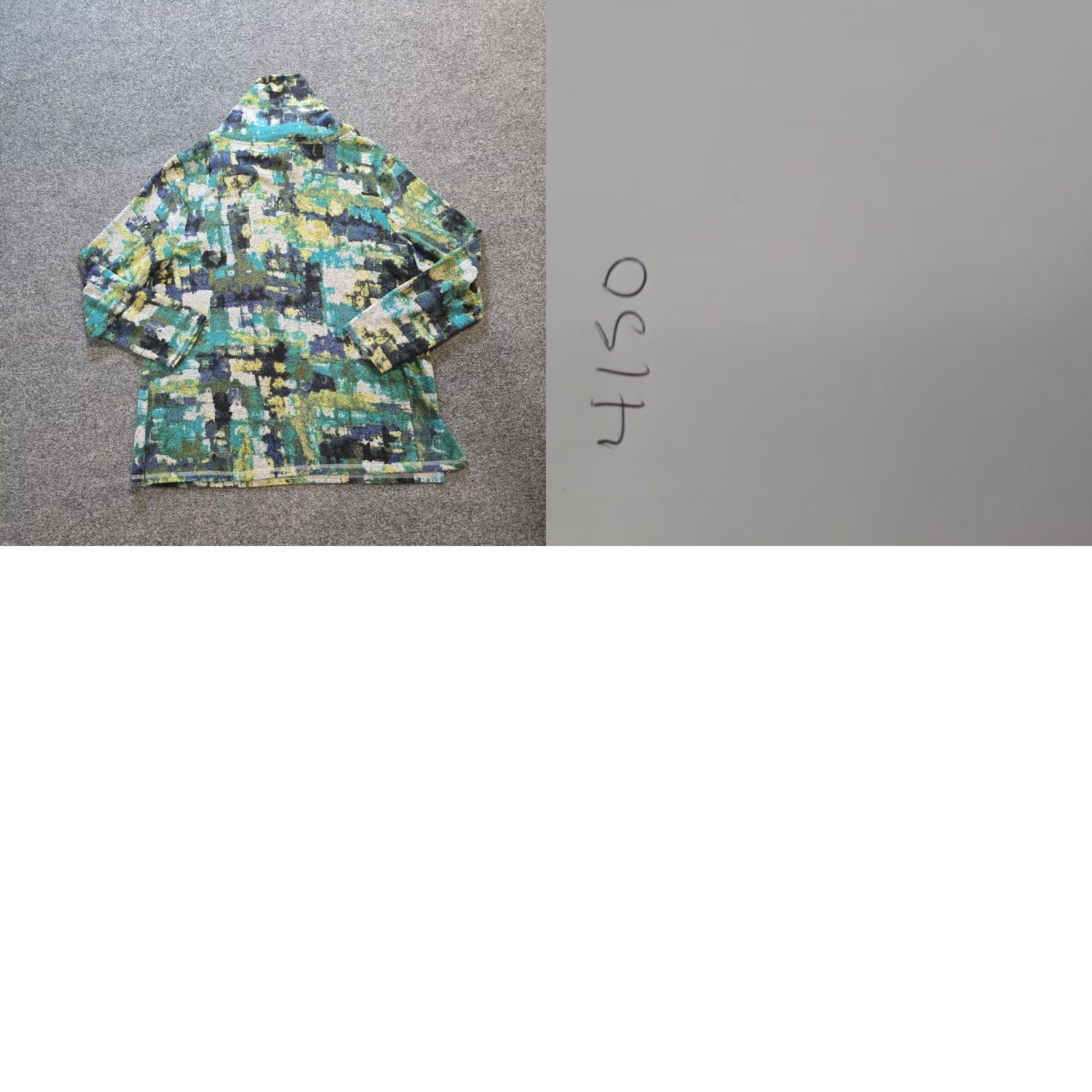 Habitat Habitat Sweater Womens Medium Green Tie Neck Stretch Long Sleeve Casual Artsy Size M / US 6-8 / IT 42-44 - 8 Thumbnail