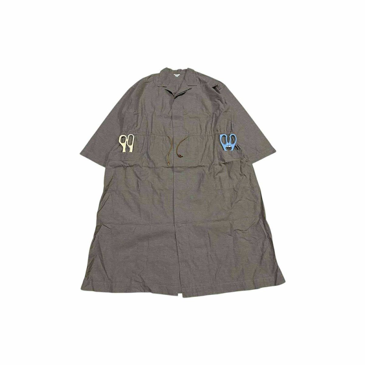 Yohji Yamamoto 🔥80s Vintage Y’s Yohji Yamamoto Overcoat Drawstring Size US XL / EU 56 / 4 - 1 Thumbnail