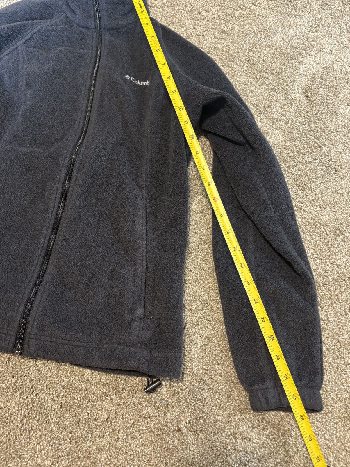 Columbia (Columbia) Gray Fleece Zip Up Jacket: Size Medium Size M / US 6-8 / IT 42-44 - 5 Thumbnail