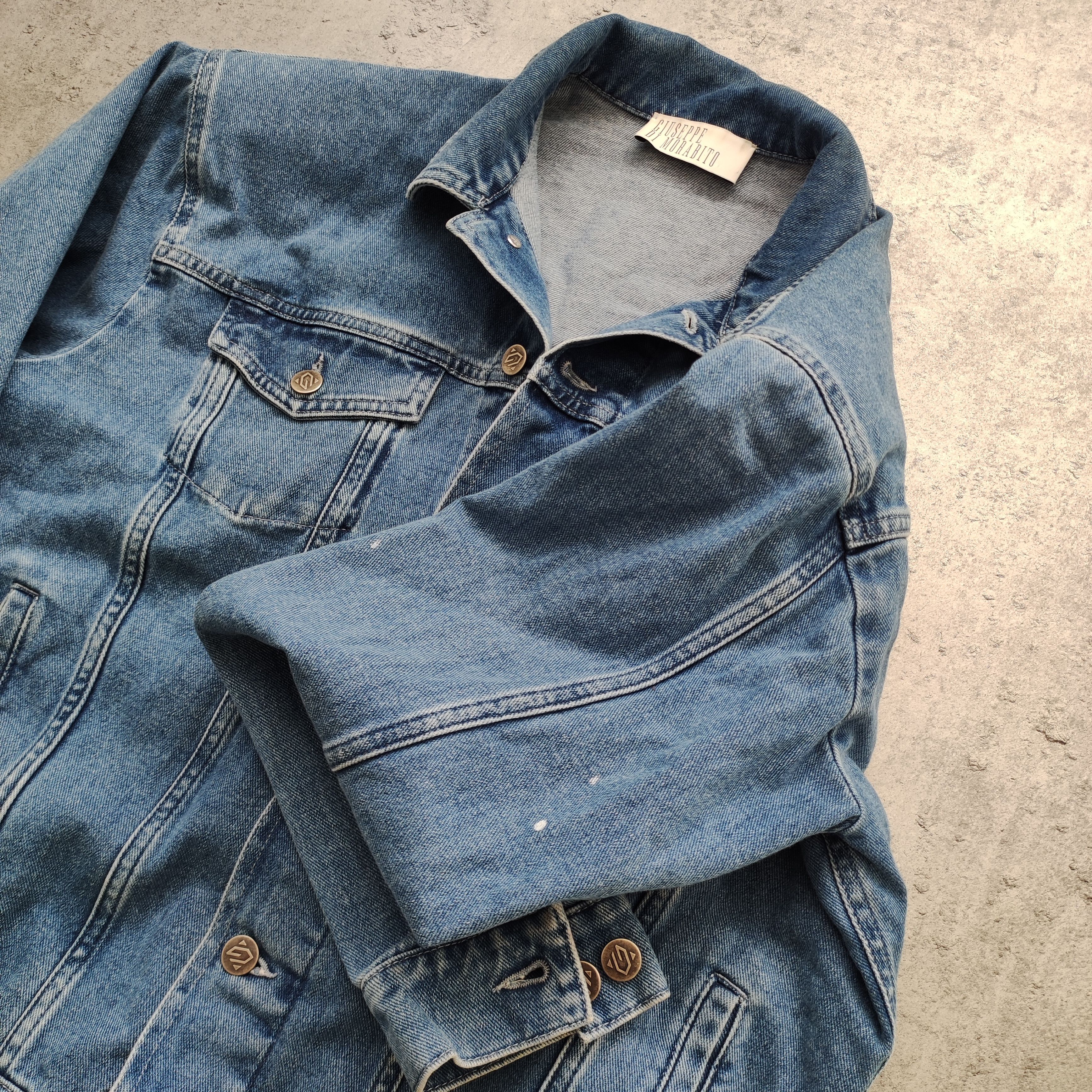 Other Giuseppe Di Morabito Classic Luxury Boxy Denim Jacket Size US M / EU 48-50 / 2 - 6 Thumbnail