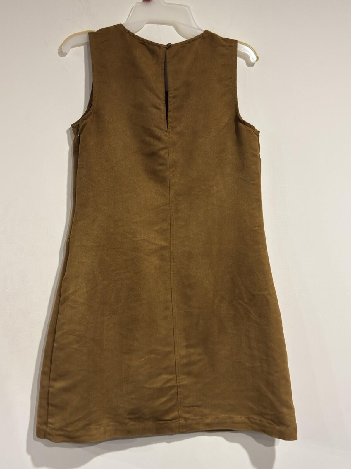 Old Navy Womens Old Navy Brown Suede-like Shift Dress Size SP Size S / US 4 / IT 40 - 12 Thumbnail