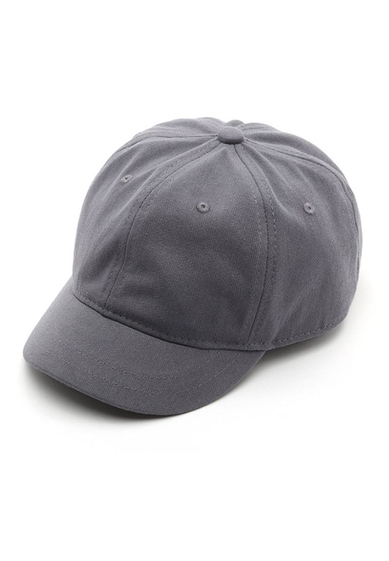 Other Grey Korean Style Short Brim Baseball Cap Size ONE SIZE - 4 Thumbnail