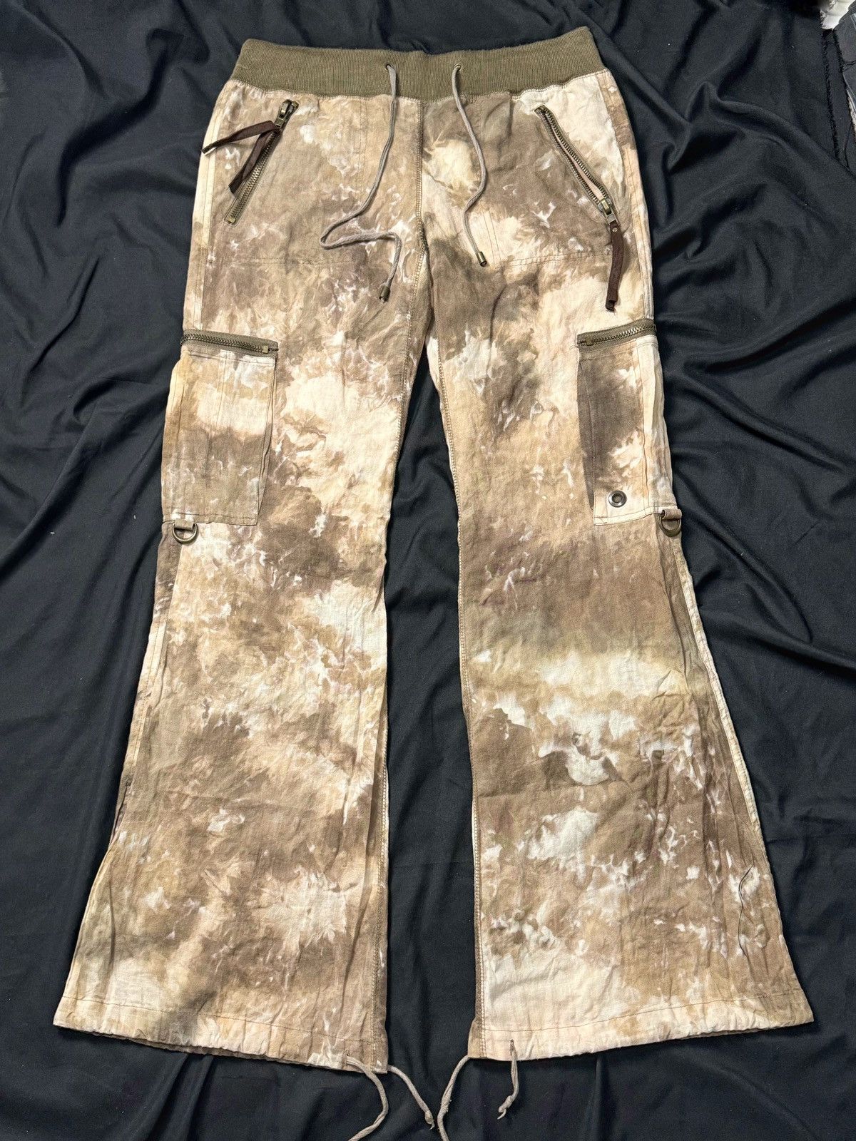 If Six Was Nine × Japanese Brand × Le Grande Bleu (L.G.B.) Flare GOA Cargo Pants Japanese Archived Size US 32 / EU 48 - 2 Thumbnail
