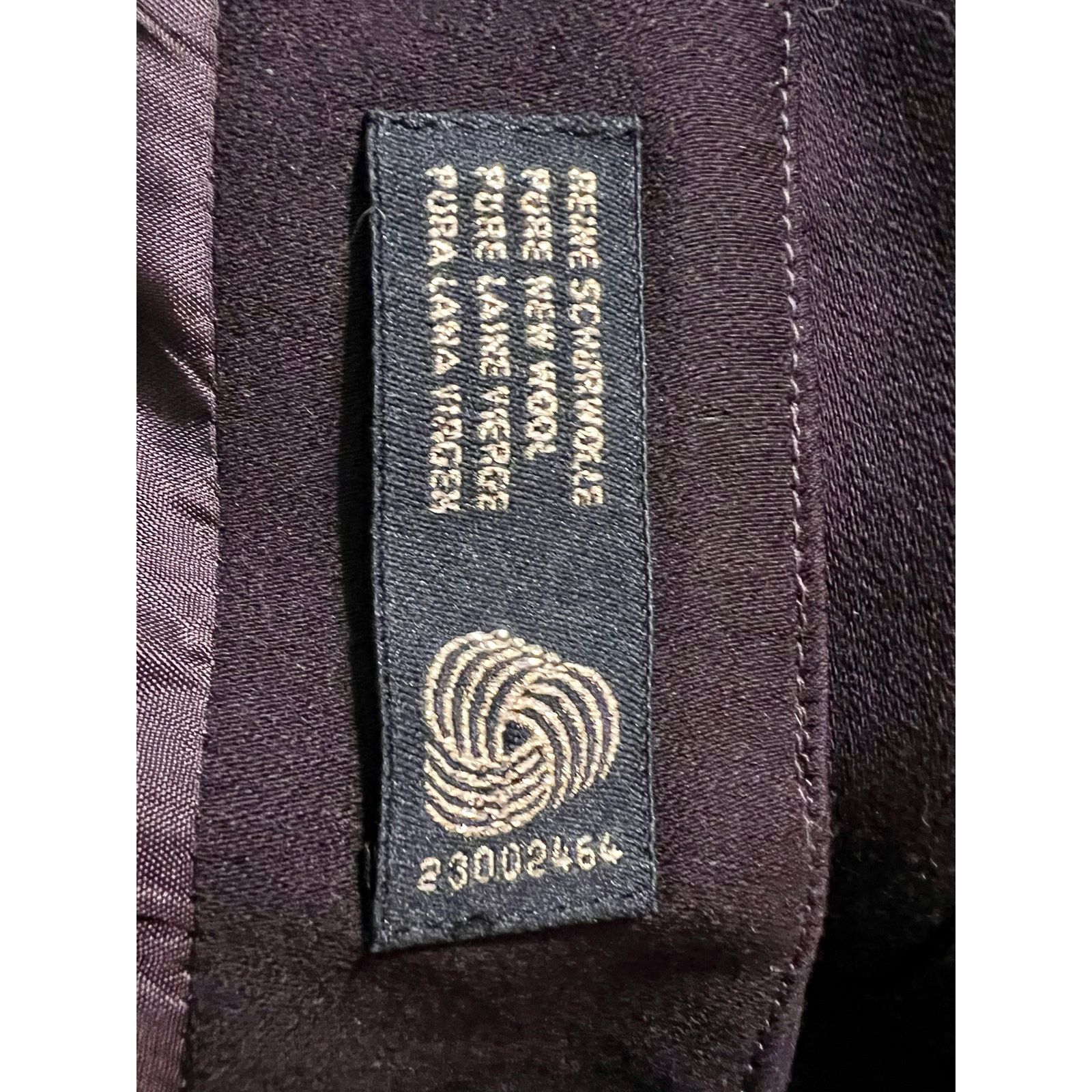 Escada ESCADA by MARGARETHA LEY 100% Wool Eggplant Pencil Skirt Size 42" / US 20 - 6 Thumbnail