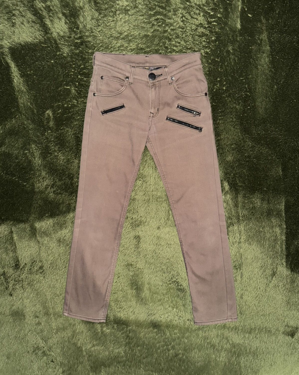 Lee [28] 00s LEE Japan Cinch-Back Cotton-Blended Pants Brown Size US 29 - 1 Thumbnail