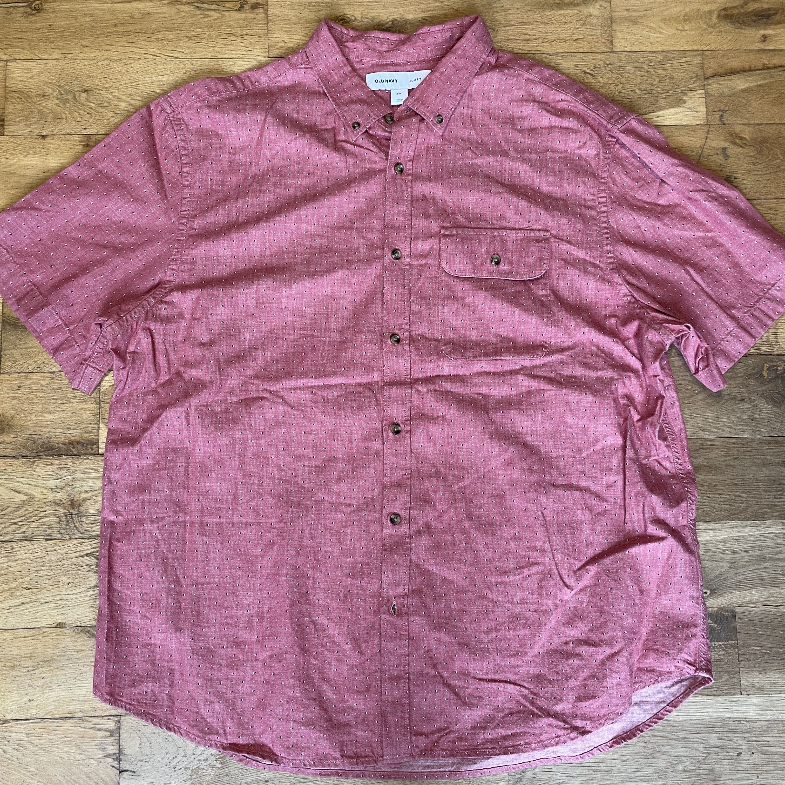 Old Navy Old Navy Men's Shirt Summer Short Sleeve Slim Size 2xl Size US XXL / EU 58 / 5 - 1 Thumbnail