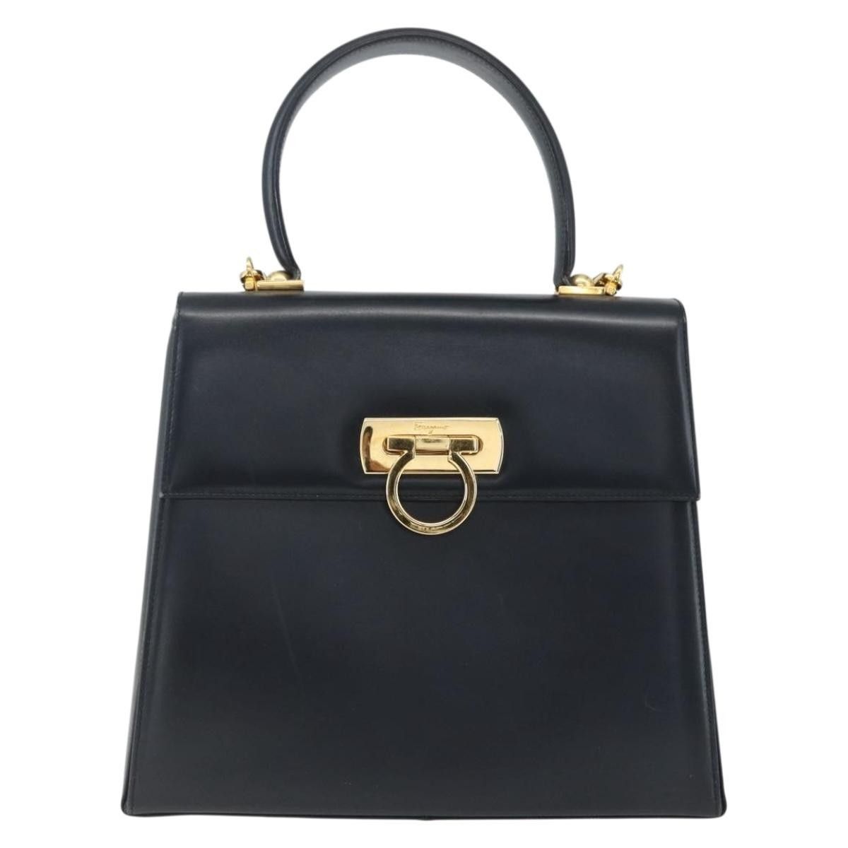 Salvatore Ferragamo Salvatore Ferragamo Gancini Convertible Top Handle Leather Size ONE SIZE - 1 Thumbnail