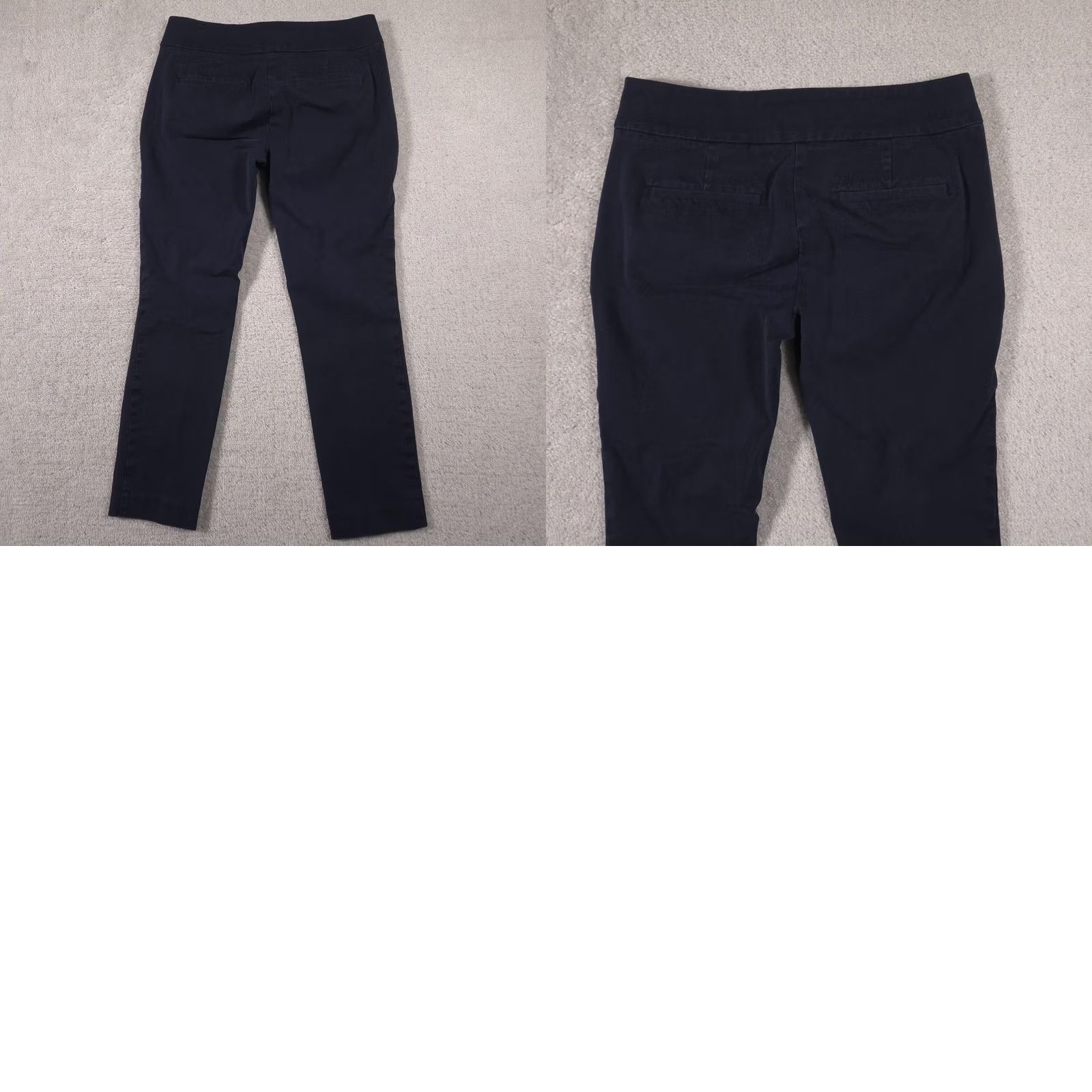 Loft LOFT Outlet Pants Womens 4 Blue Modern Skinny Ankle Zip Pocket Stretch Casual Cropped Size 27" / US 4 / IT 40 - 9 Thumbnail