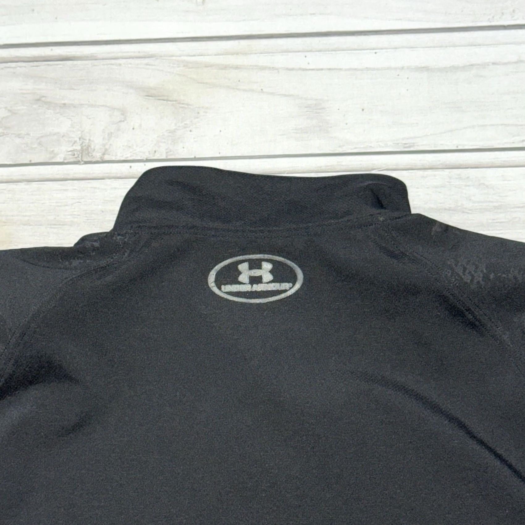 Under Armour Under Armour Cage Jacket Mens M Black Camo Baseball Utility Short Sleeve Windbreaker Jacket Size US 31 - 5 Thumbnail