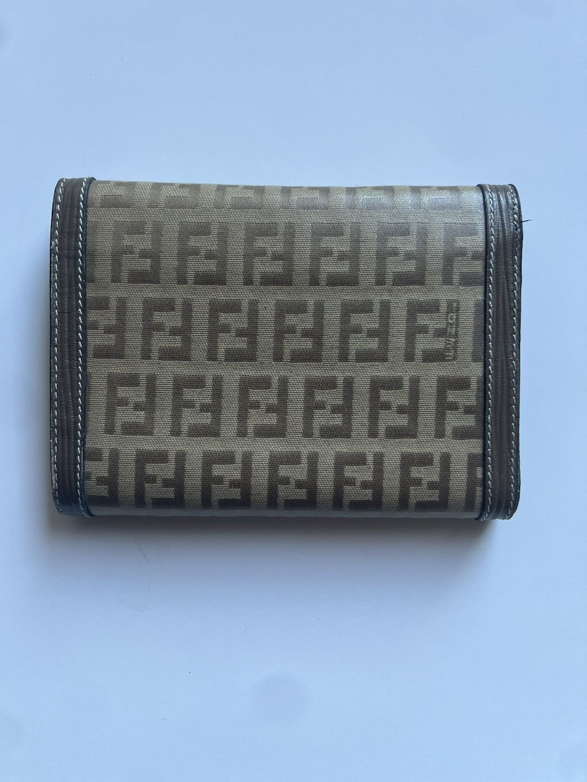 Fendi Fendi vintage canvas and leather wallet Size ONE SIZE - 3 Thumbnail