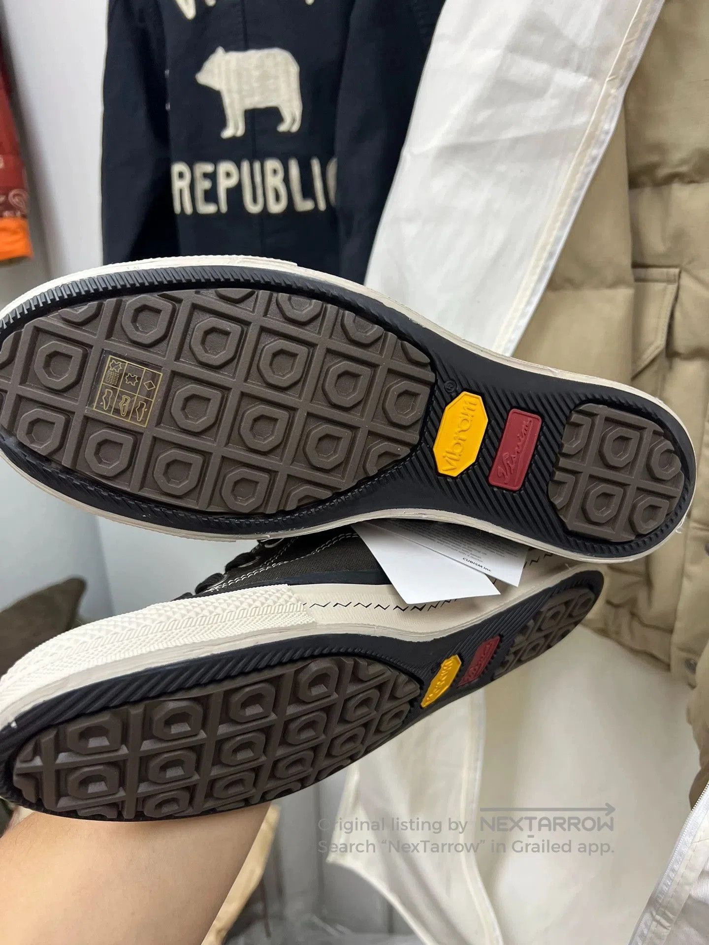 Visvim Black Canvas Low-Top Sneakers Size 12. Size US 12 / EU 45 - 4 Thumbnail