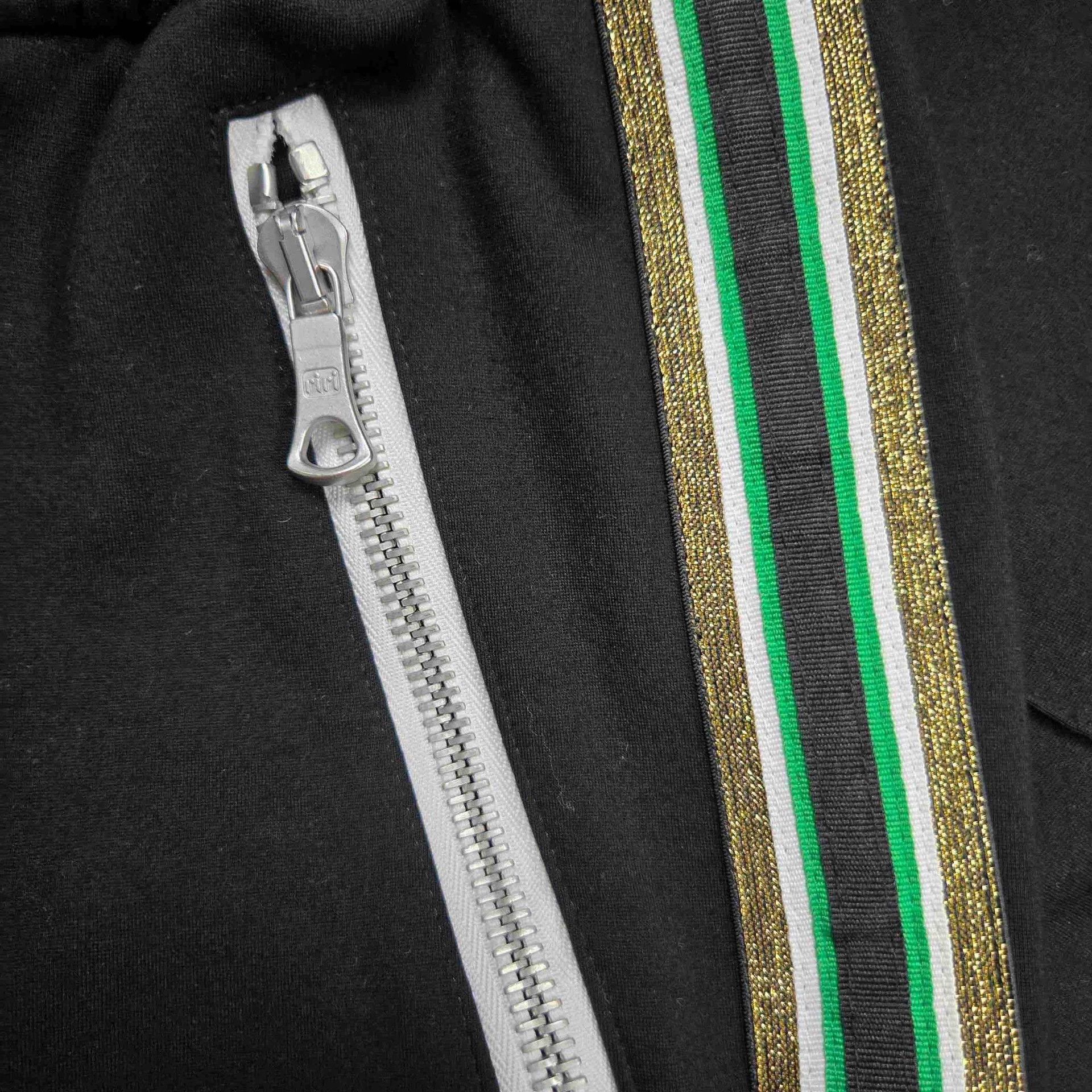 Rhude rhude green striped track pants with gold accents Size US 34 / EU 50 - 7 Thumbnail