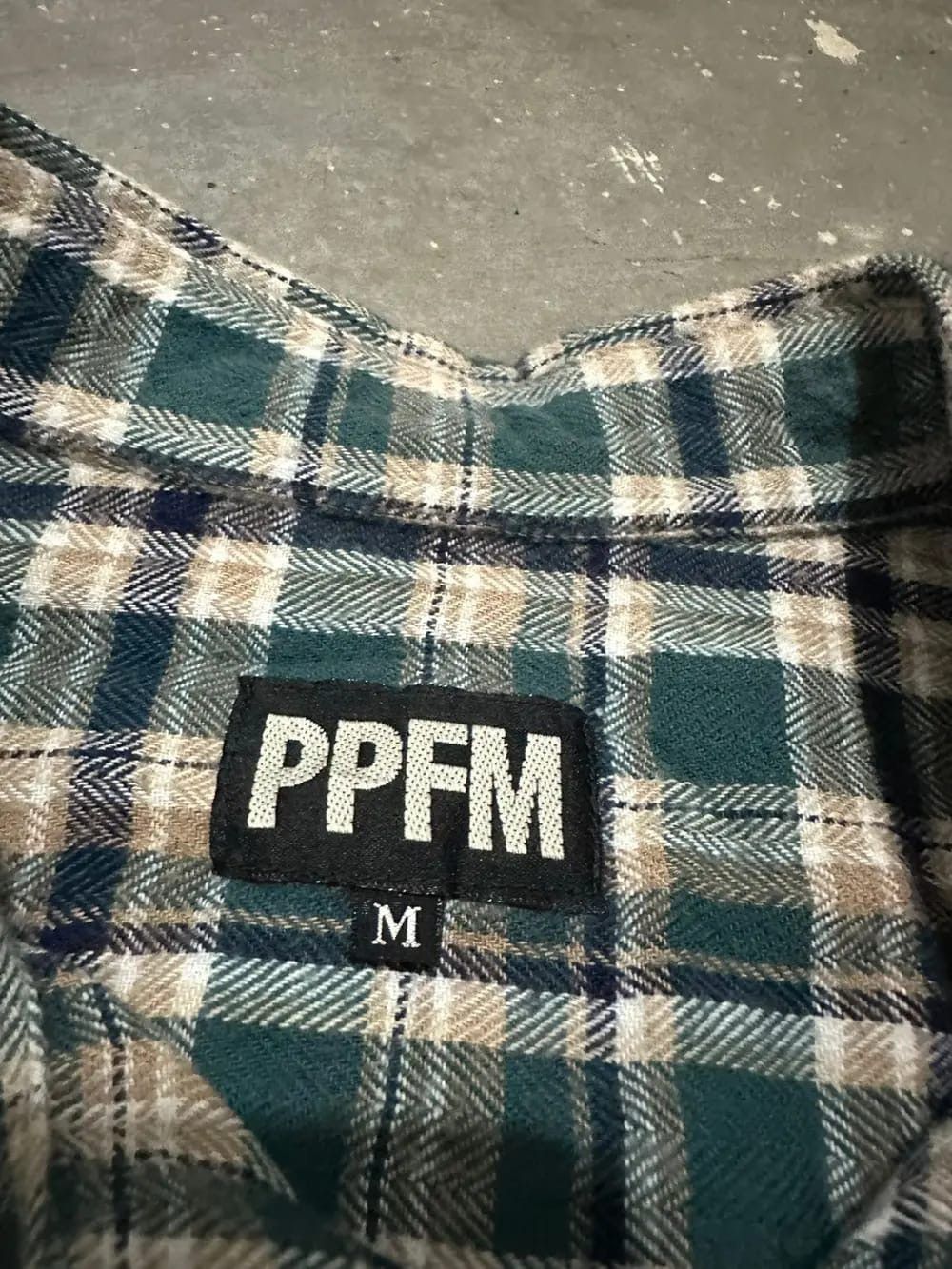PPFM PPFM Flannel Frayed Hem Scab Pocket Design Shirt Size US M / EU 48-50 / 2 - 5 Thumbnail