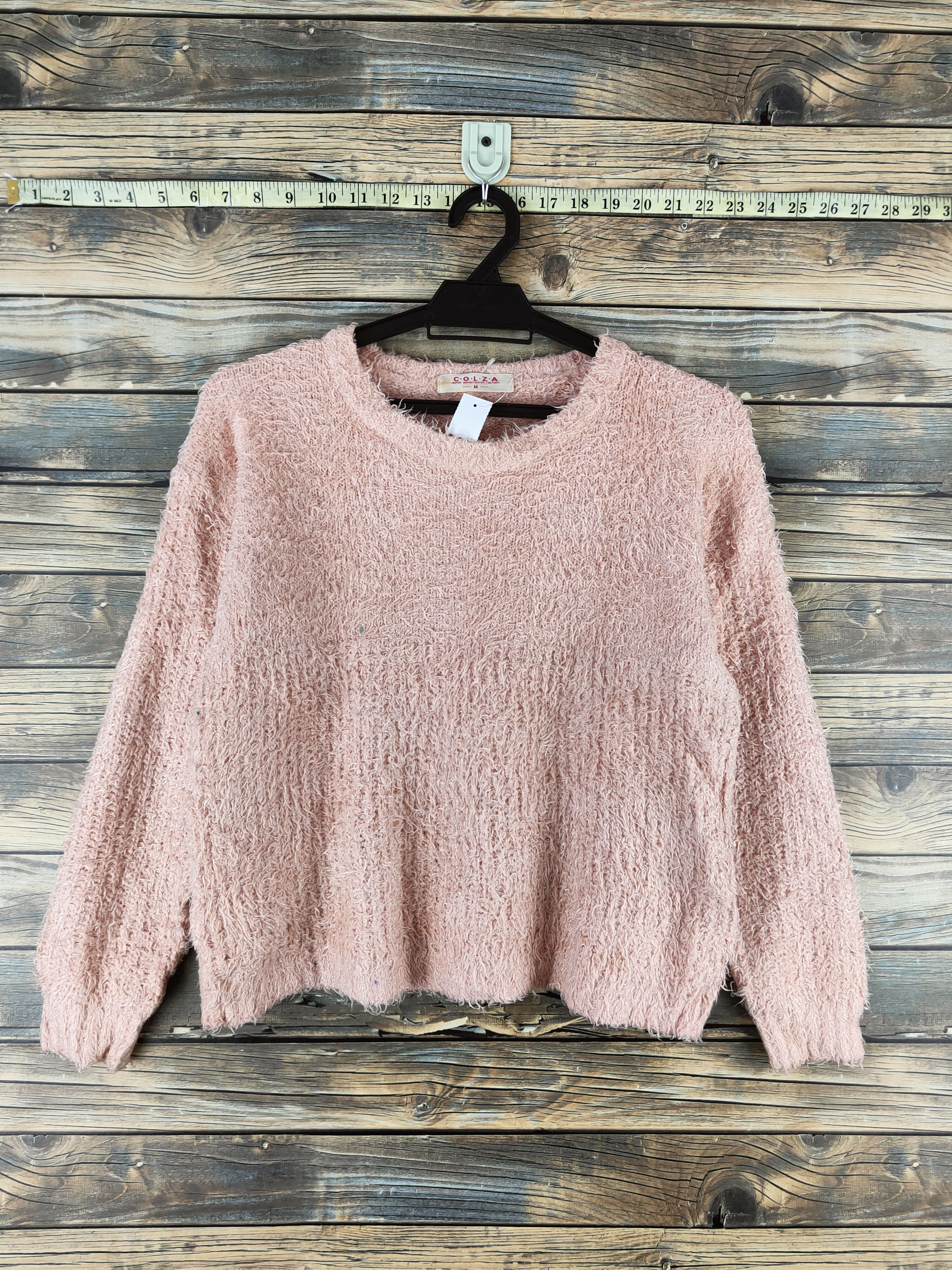 Japanese Brand DL Colza Orange peach shaggy Fur Mohair Knitwear #46-533 Size M / US 6-8 / IT 42-44 - 1 Thumbnail