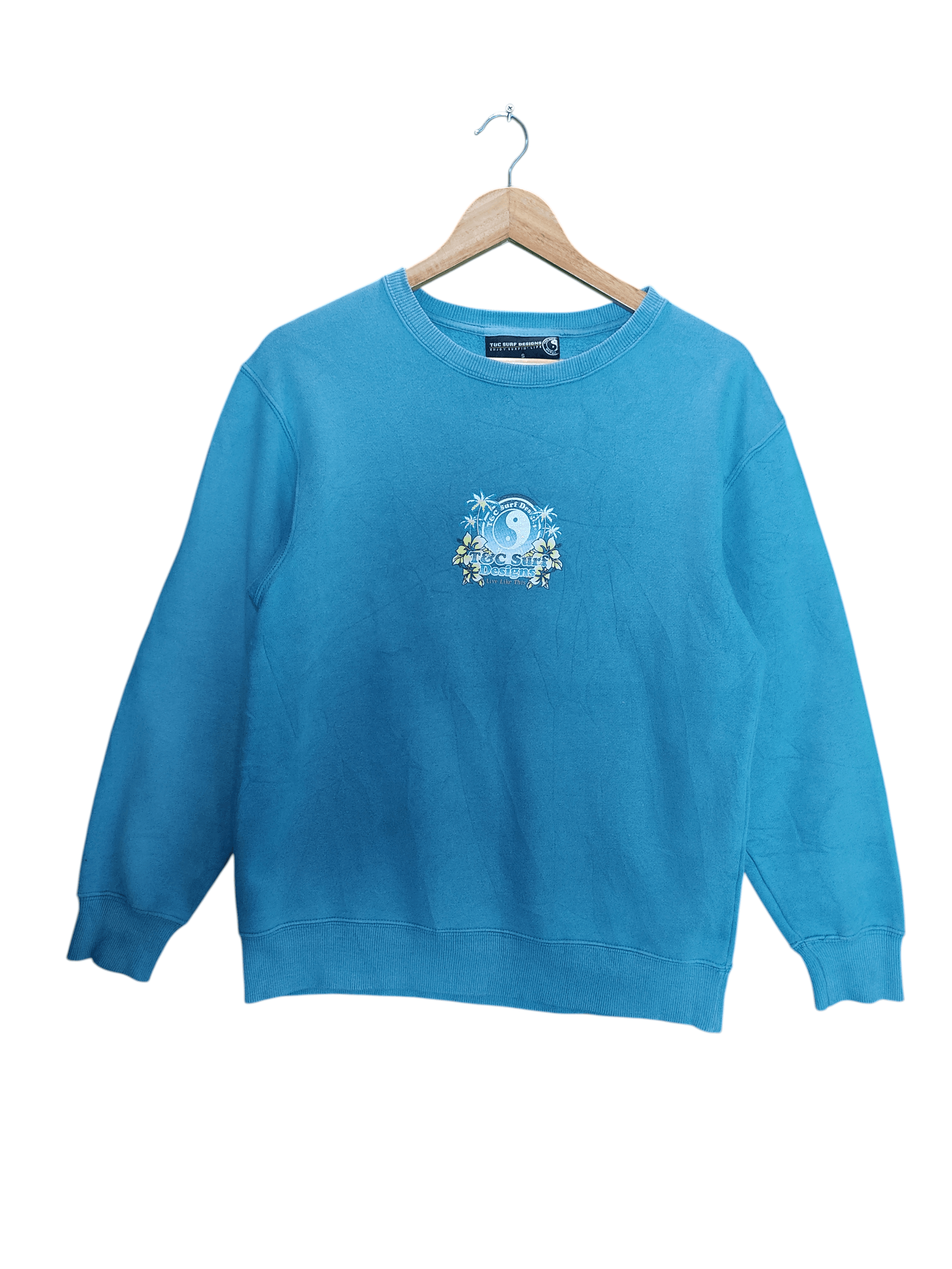 Other Vintage TnC Surf With Back Big Graphic Crewneck sweatshirt Size US S / EU 44-46 / 1 - 1 Thumbnail