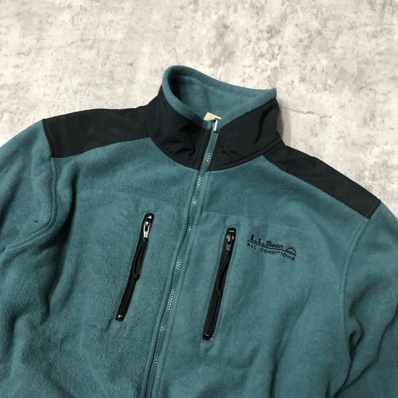 L.L. Bean L.L.Bean green fleece jacket with black accents #fleecelove Size US L / EU 52-54 / 3 - 2 Thumbnail