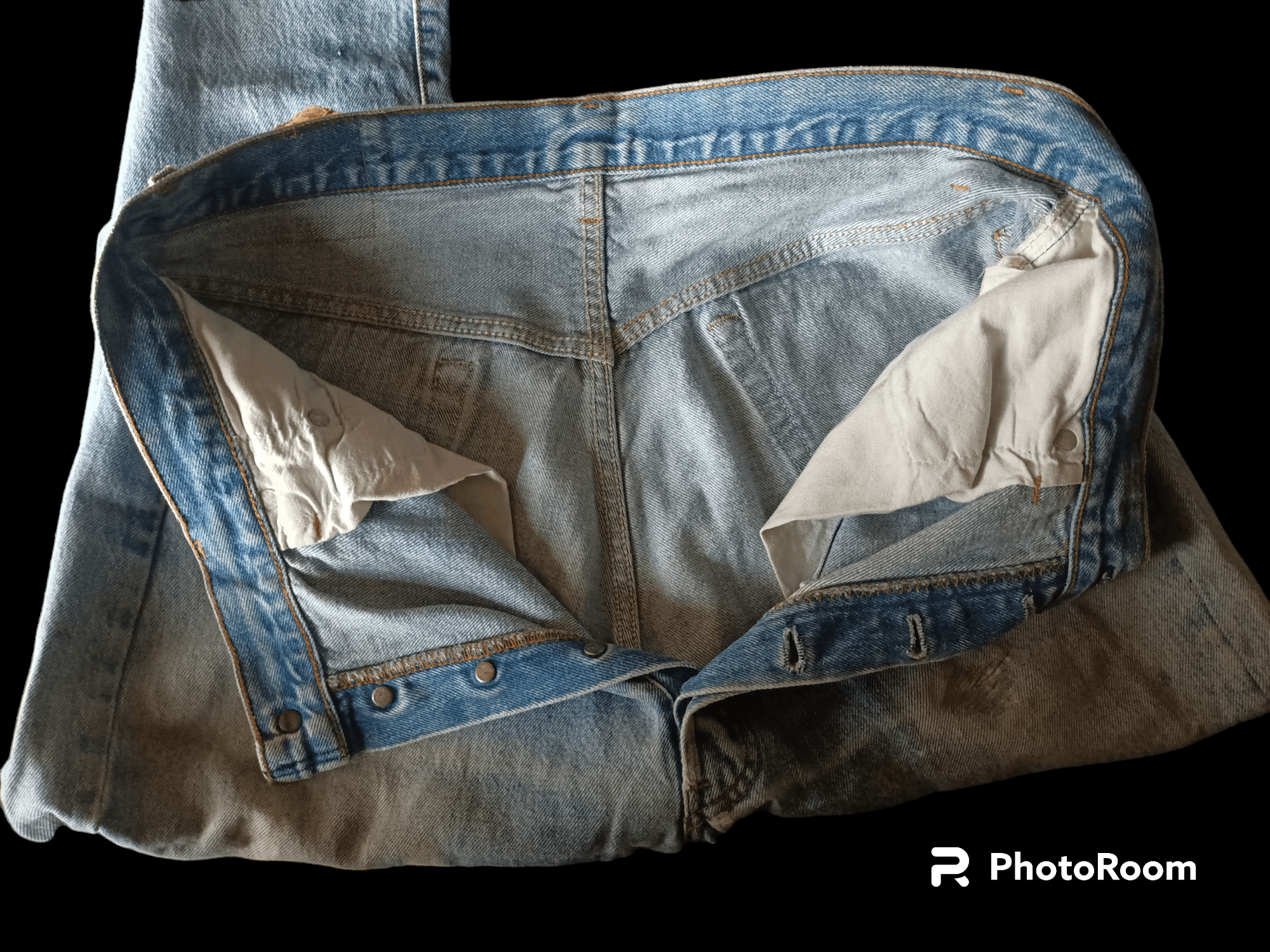 Levi's × Vintage Vintage 80's Levi's Single R Redtab Men Distress Jeans Size US 34 / EU 50 - 9 Thumbnail