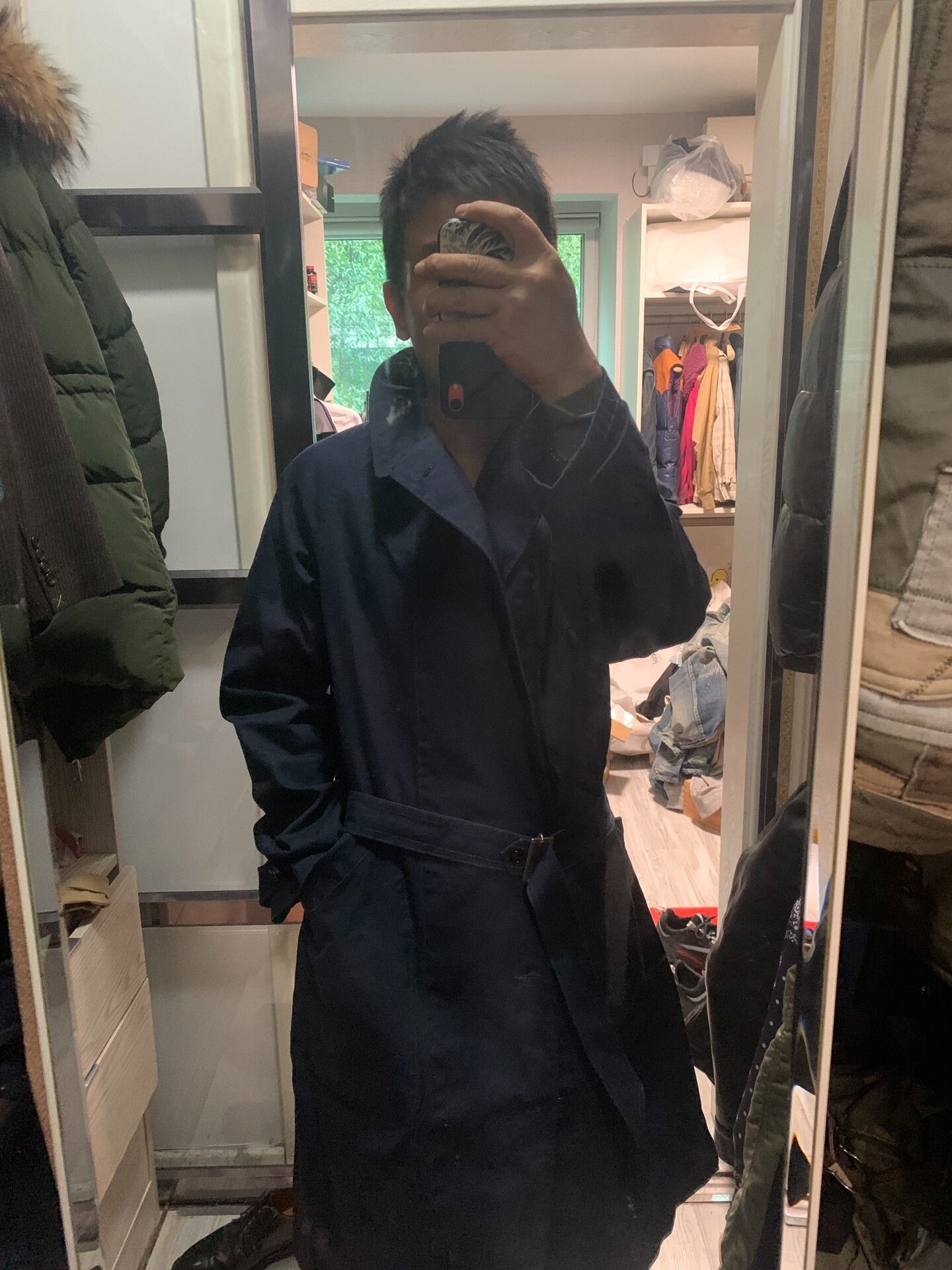Aoi Kotsuhiroi classic oversized trench coat by Mitsou Size S / US 4 / IT 40 - 1 Thumbnail