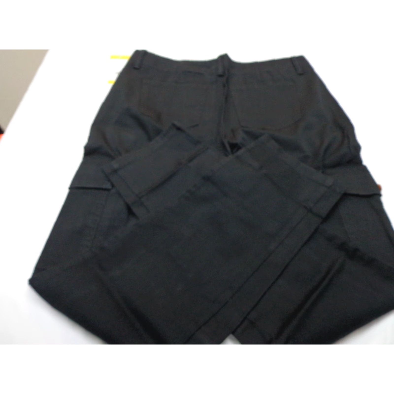 Lands' End Lands' End Cargo Pants Women's Black Size 8 NEW Regular Cotton/Spandex Chino Straight Easy Care Cargo Pockets Mid Rise Modern Style Size 30" / US 8 / IT 44 - 6 Thumbnail