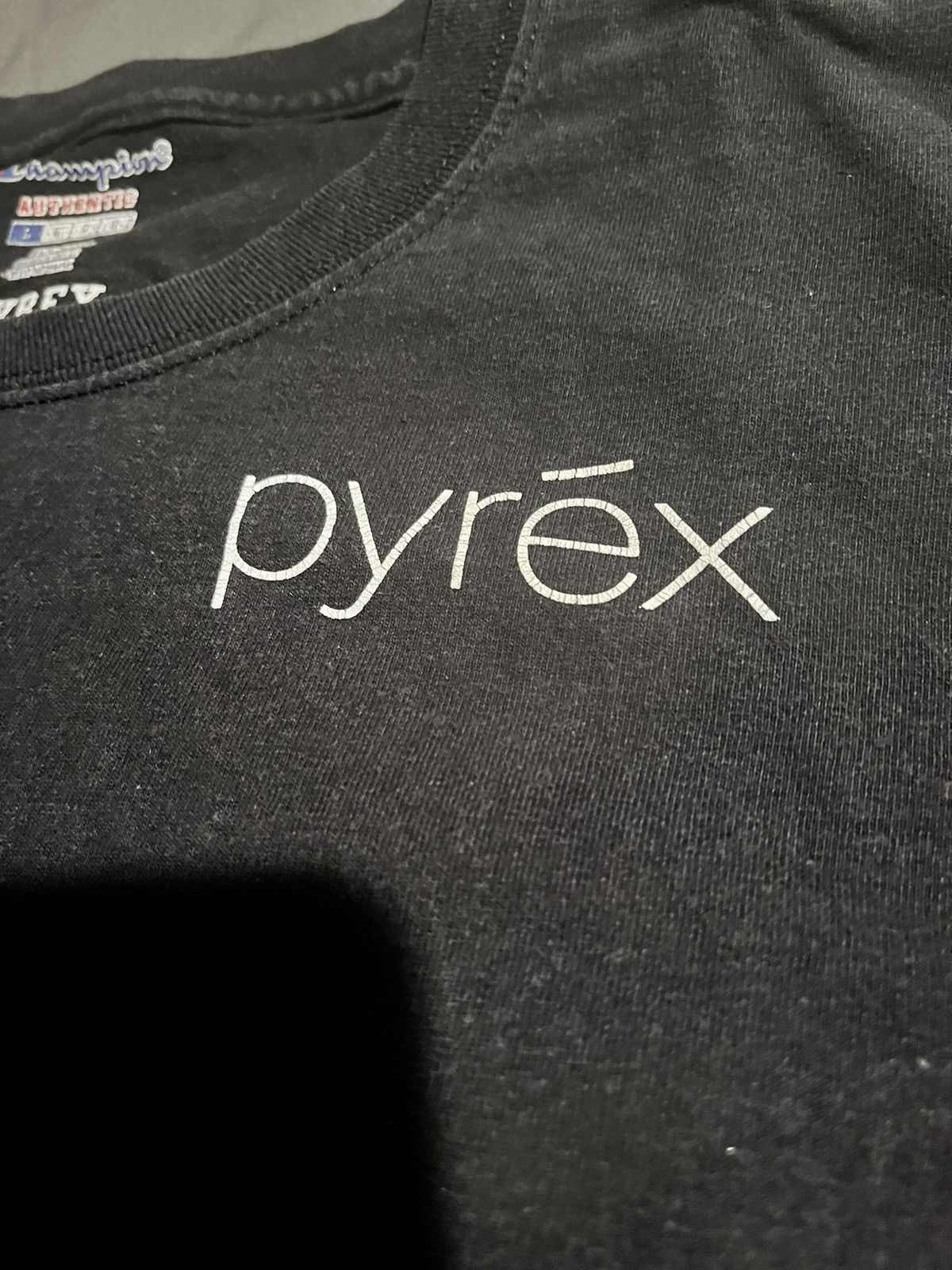 Virgil Abloh VINTAGE Virgil Abloh Pyrex OG Numbers Logo Champion Shirt Size US L / EU 52-54 / 3 - 2 Thumbnail