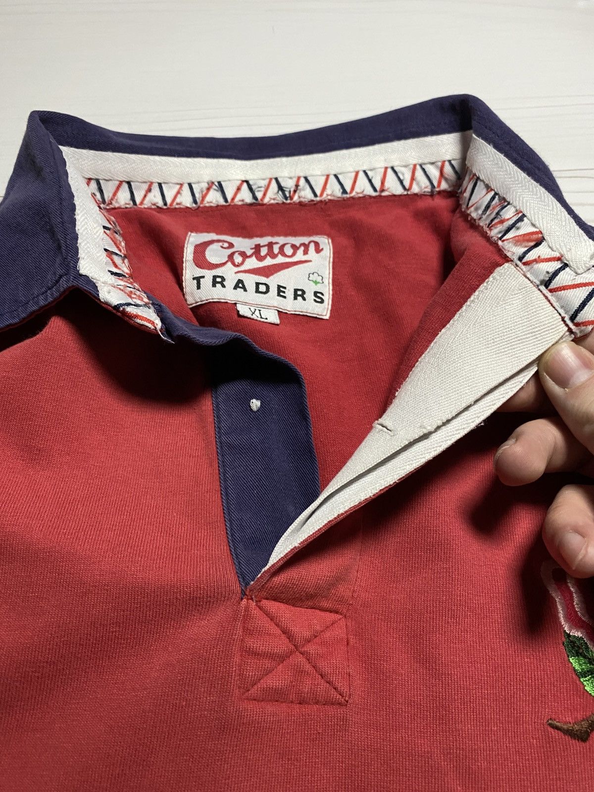 Cotton Traders × Vintage Vintage England Cotton Traders 90’s home jersey longsleeve Size US XL / EU 56 / 4 - 7 Thumbnail