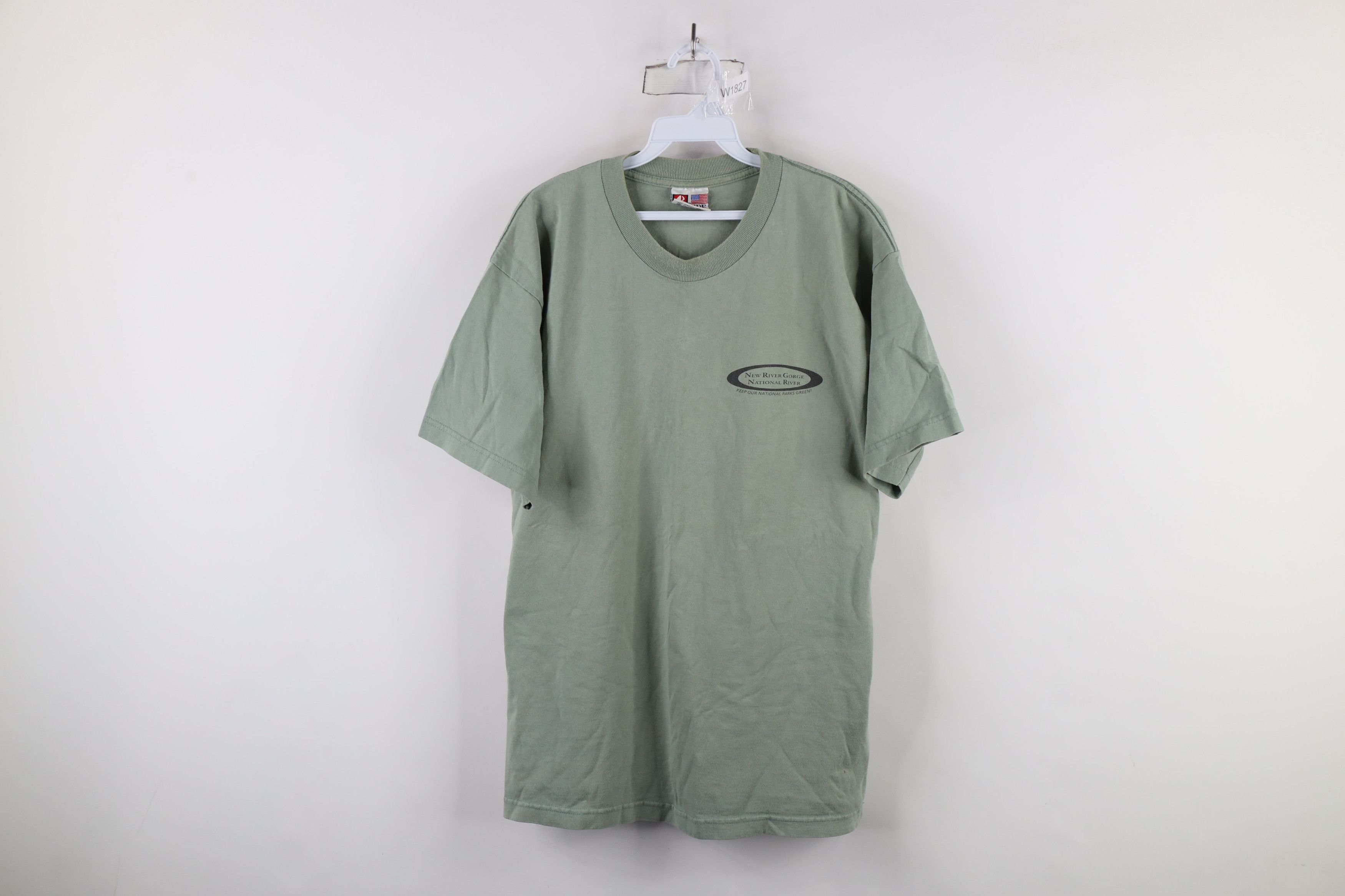Vintage Vintage 90s Streetwear New River Gorge National T-Shirt USA Size US L / EU 52-54 / 3 - 1 Thumbnail
