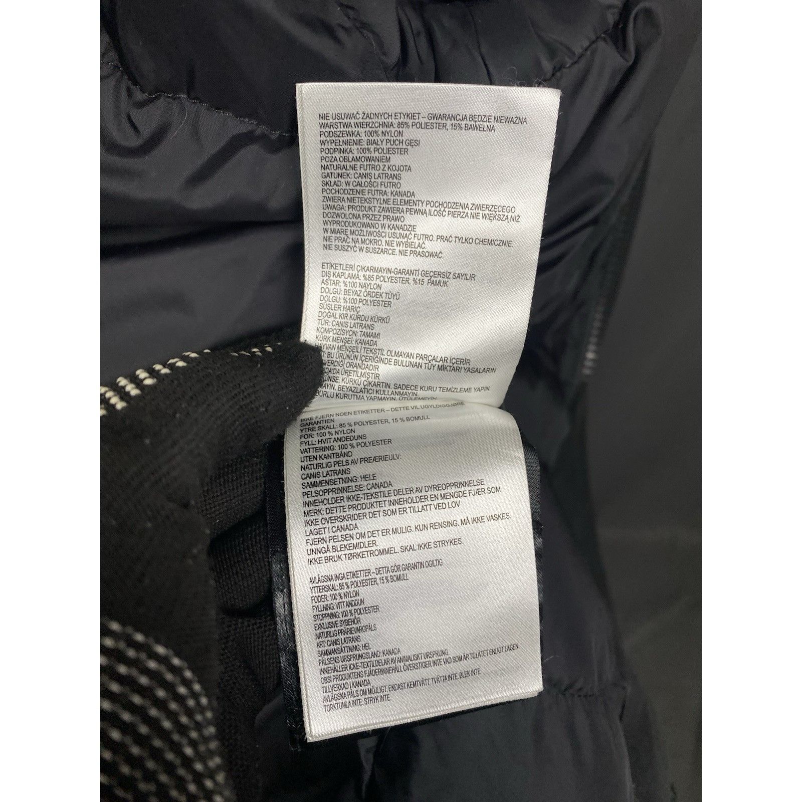 Canada Goose Canada Goose Women's Black Down Insulated Parka Jacket Size Size L / US 10 / IT 46 - 20 Thumbnail