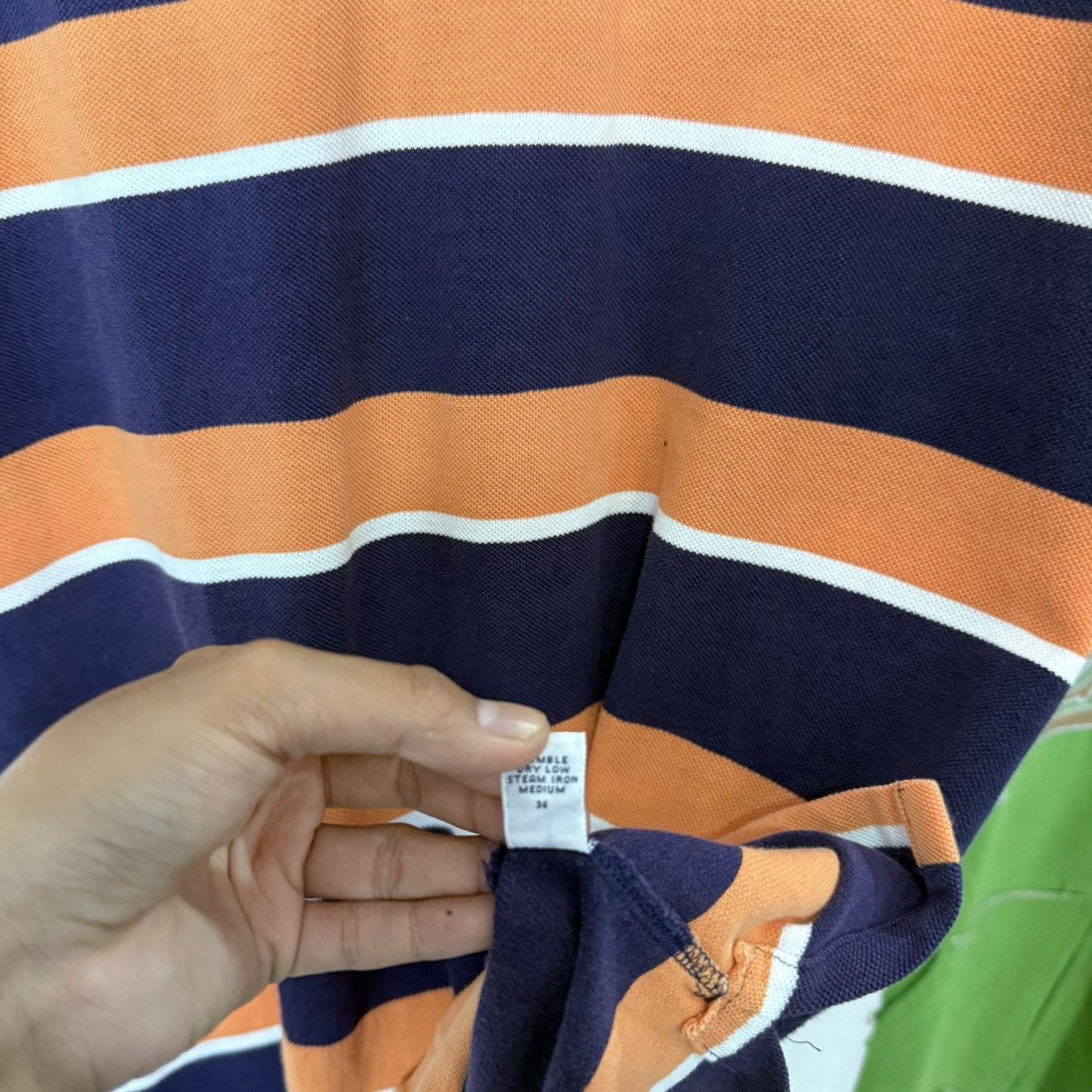 Polo Ralph Lauren POLO RALPH LAUREN stripe poloshirt Size US L / EU 52-54 / 3 - 6 Thumbnail
