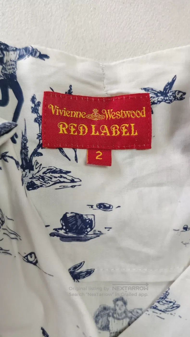 Vivienne Westwood Vivienne Westwood Blue and White Porcelain Printed Long Sl Size M / US 6-8 / IT 42-44 - 6 Thumbnail