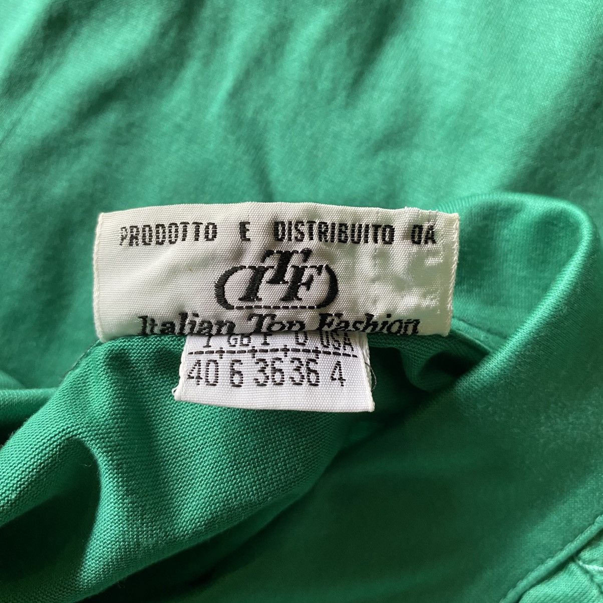 Valentino Varentino garavanl Green Pleated Shoulder Polo Shirt Size M / US 6-8 / IT 42-44 - 12 Thumbnail
