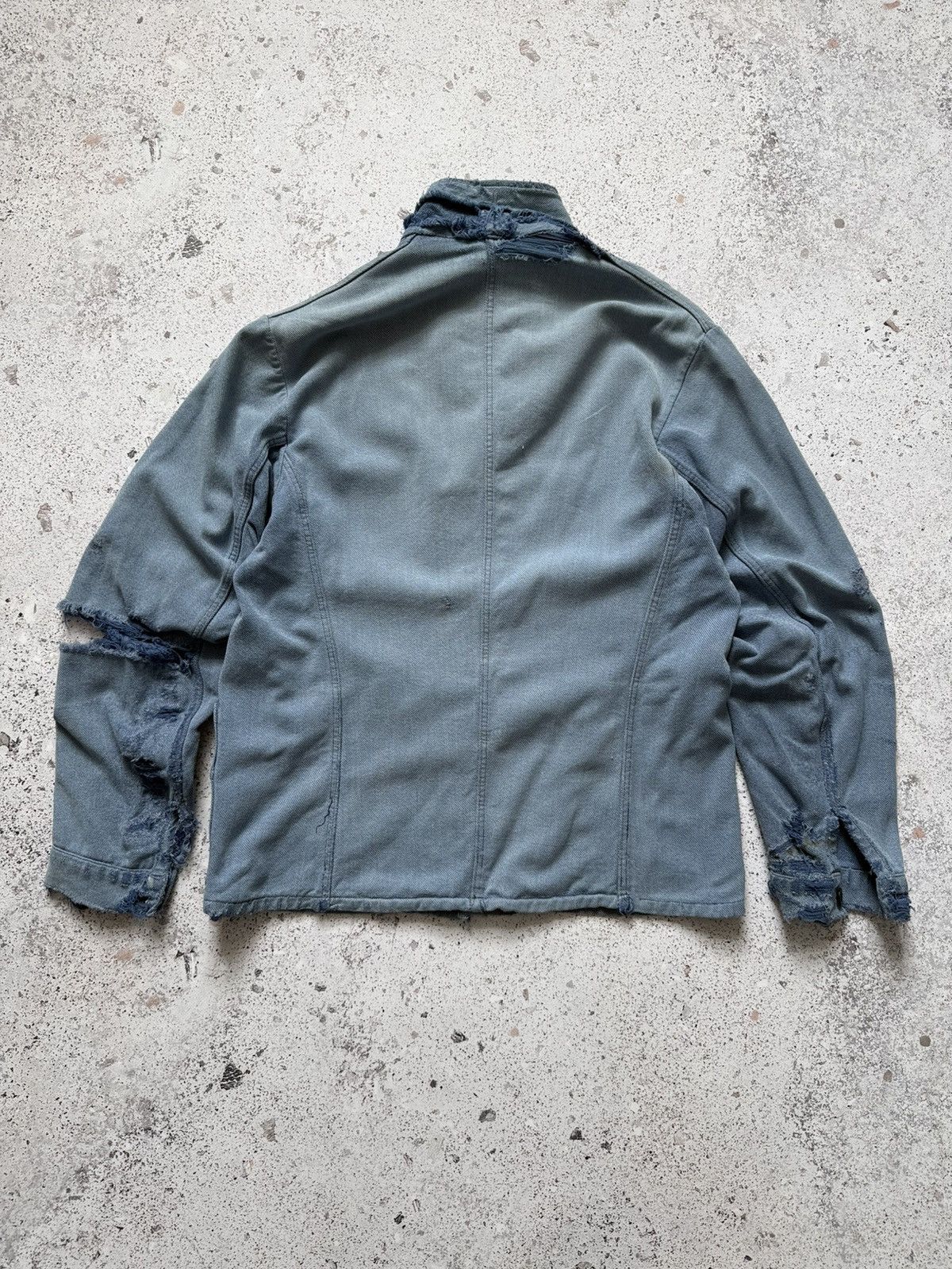 Vintage Vintage 60s french chore jacket distressed faded blue Size US M / EU 48-50 / 2 - 7 Thumbnail