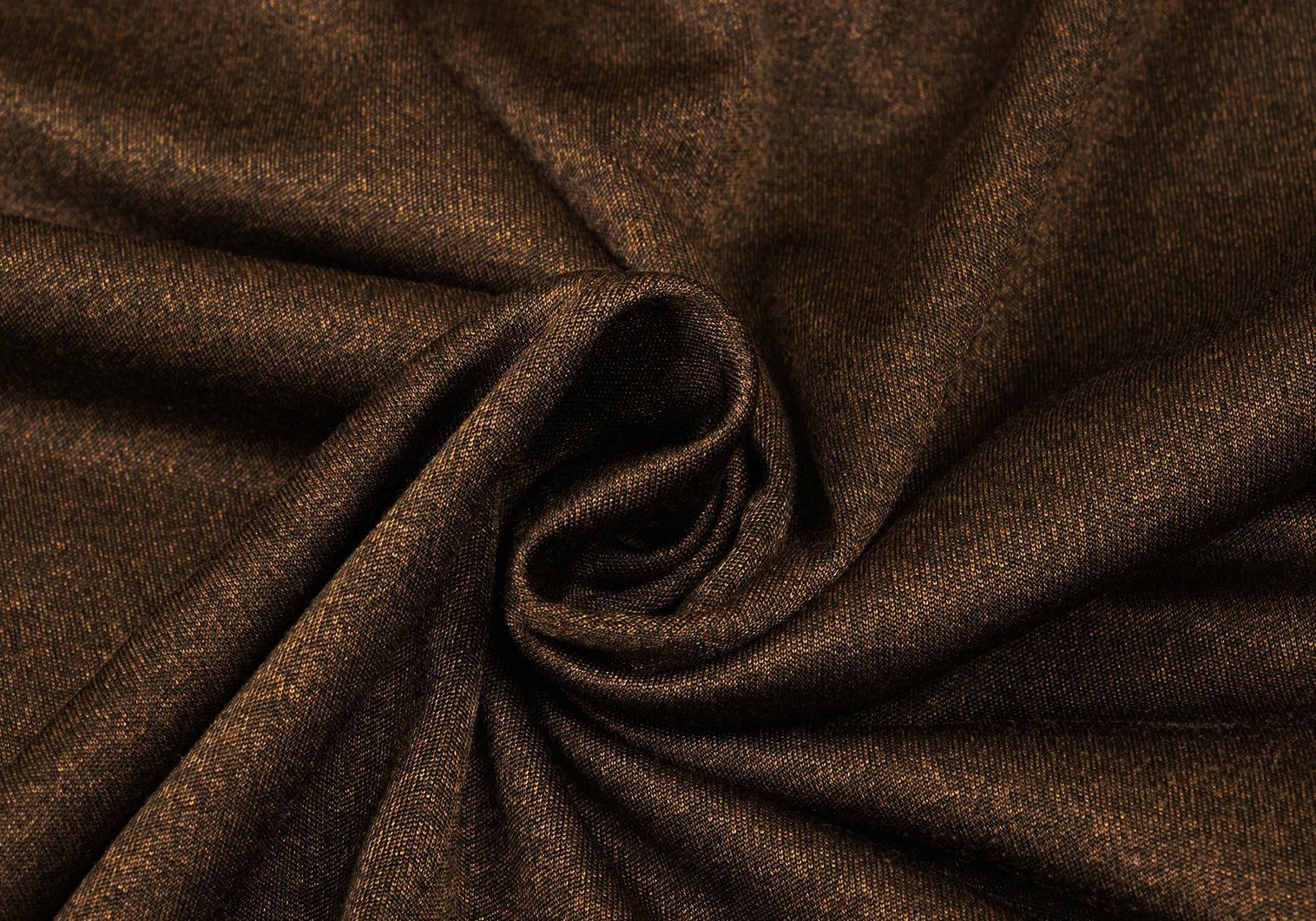 Jean Paul Gaultier Junior Half-Zip Ribbed Cut and Sew in Brown Black Size US M / EU 48-50 / 2 - 13 Thumbnail