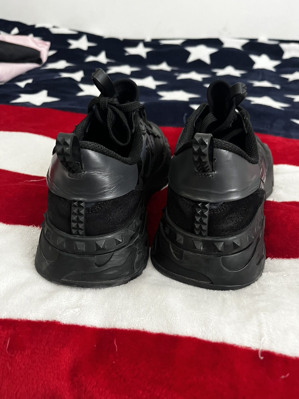 Valentino Valentino Garavani Black Camo Chunky Sneakers Size 41 Size US 8 / EU 41 - 11 Thumbnail