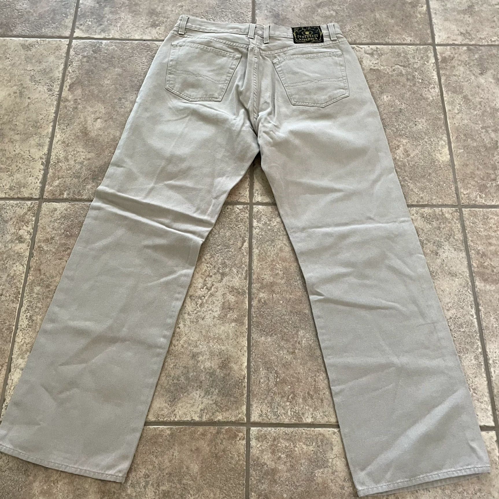 Lucky Brand VINTAGE Lucky Brand Pants Dungarees Classic Fit Cotton Beige Mens 34 x 28 Beige Chino Mens Size US 34 / EU 50 - 5 Thumbnail