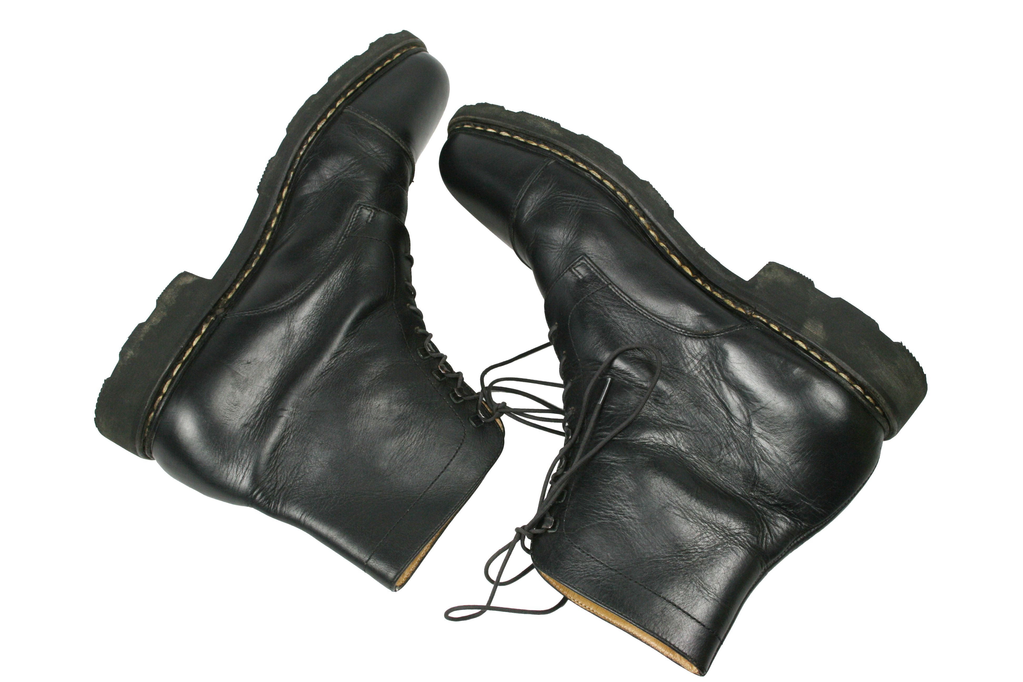 Paraboot Clamart Griff 2 Combat Derby Boots Made in France Size US 11.5 / EU 44-45 - 8 Thumbnail