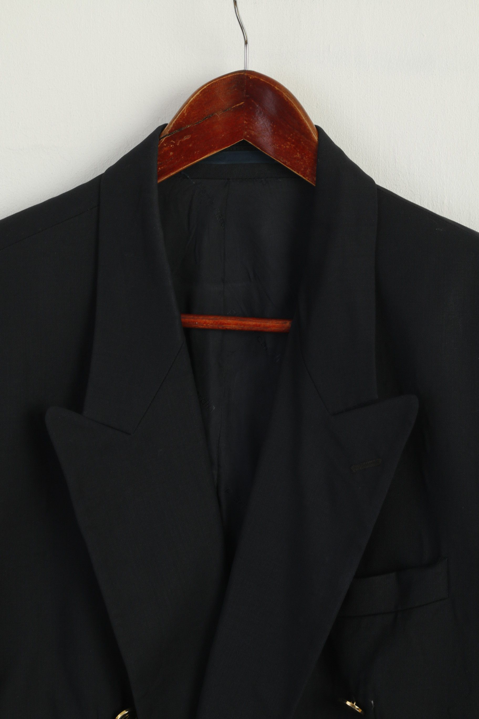 Pierre Cardin Pierre Cardin Men 40 Blazer Navy Pure New Wool 1272 Size 40S - 3 Thumbnail