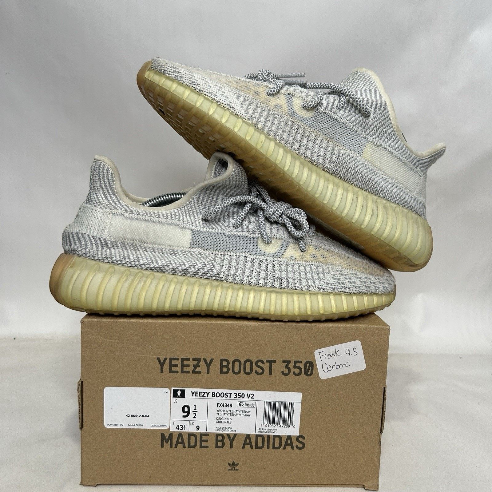 Adidas Adidas Yeezy Boost 350 V2 “Yeshaya Non-Reflective” Size US 9.5 / EU 42-43 - 1 Thumbnail